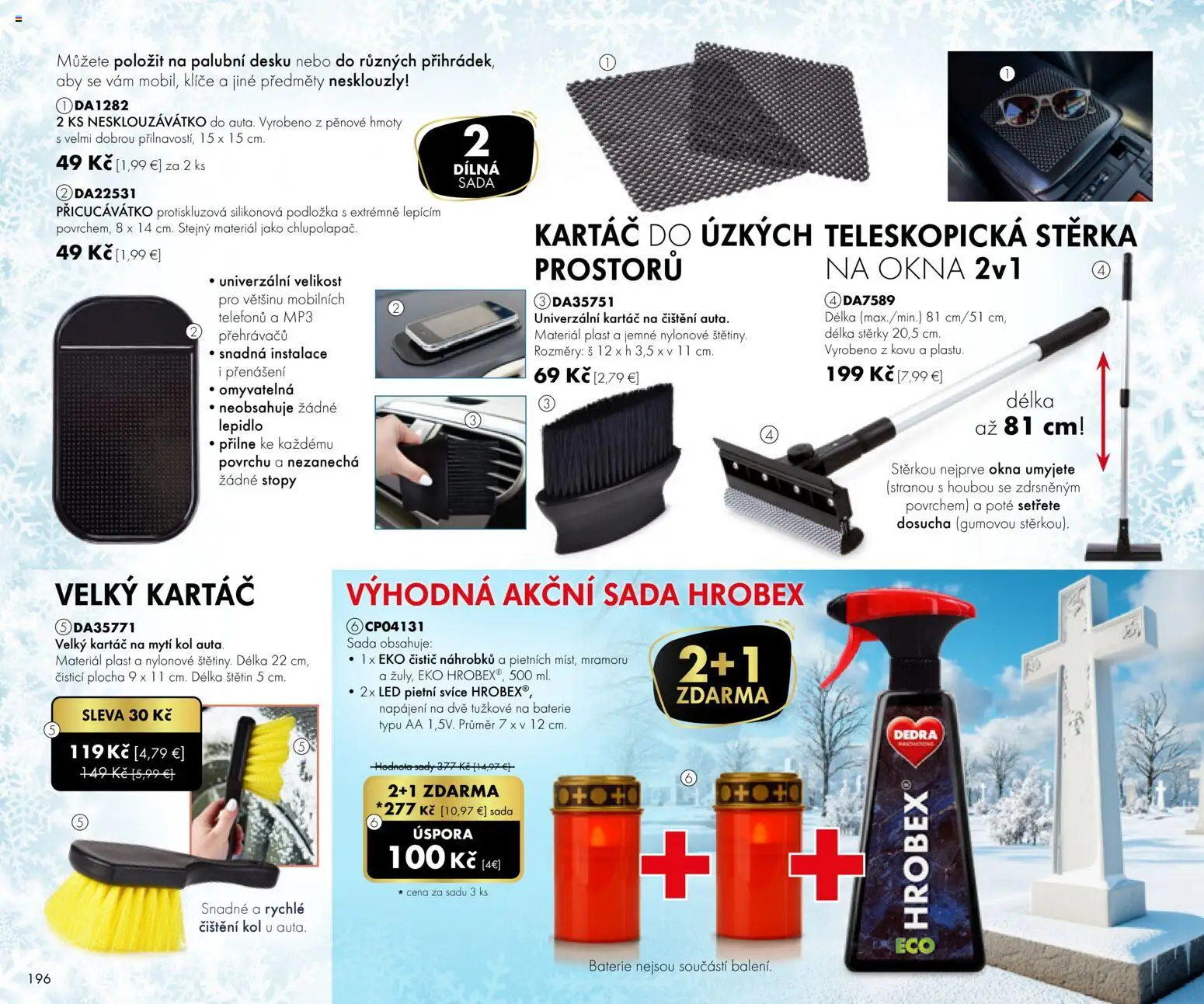 Nové Dedra akcie – leták je platný od 01.11.2025 | Strana: 96 | Produkty: Led, MP3