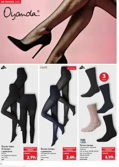 Ženske tajice ili čarape s gaćicama, termo od umjetnih vlakana vel. S-XL par - Pregled kataloga iz trgovine Kaufland, vrijedi od 03.12.2025 | Stranica: 22