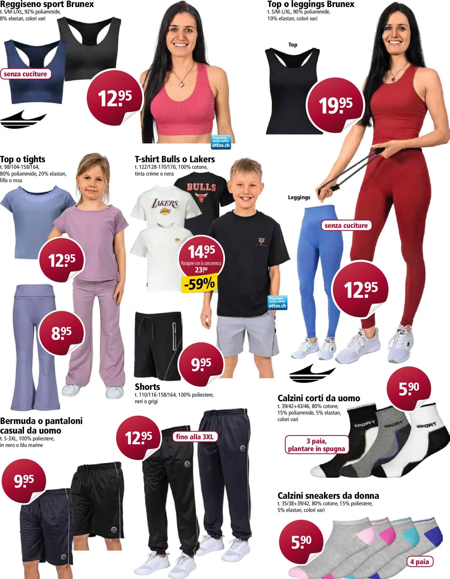 Otto's Aktionen IT – gültig ab 10.03.2026 | Seite: 10 | Produkte: Leggings, Top, Bermuda, Creme