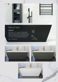 Bauhaus - erbjudanden - Förhandsvisning av reklamblad från butik Bauhaus aktuell från 25.08.2025 | Sida: 107 | Produkter: Badkar
