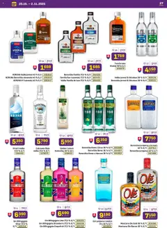 Libex leták platný od 20.10.2025 | Strana: 27 | Produkty: Borovička, Gin, Vodka, Grapefruit