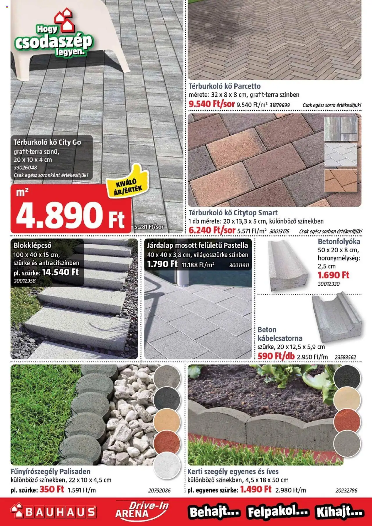 Bauhaus akciós ujság - amely érvényes a következő dátumtól: 07.08.2025 | Oldal: 16 | Termékek: Beton