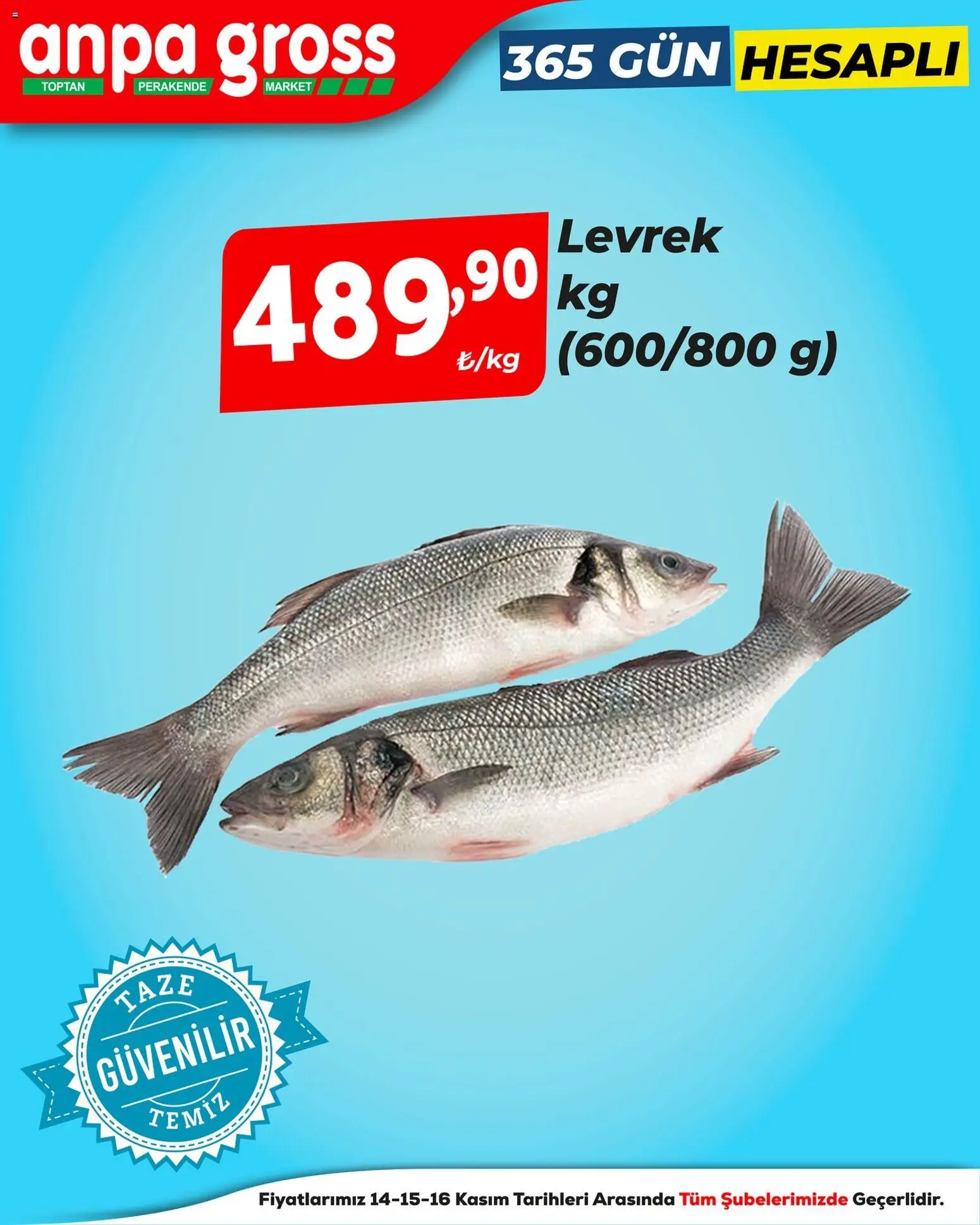 Anpa Gross Levrek, somon, karides ve daha - 14.11.2025 tarihinden itibaren geçerlidir | Sayfa: 6 | Ürünler: Levrek