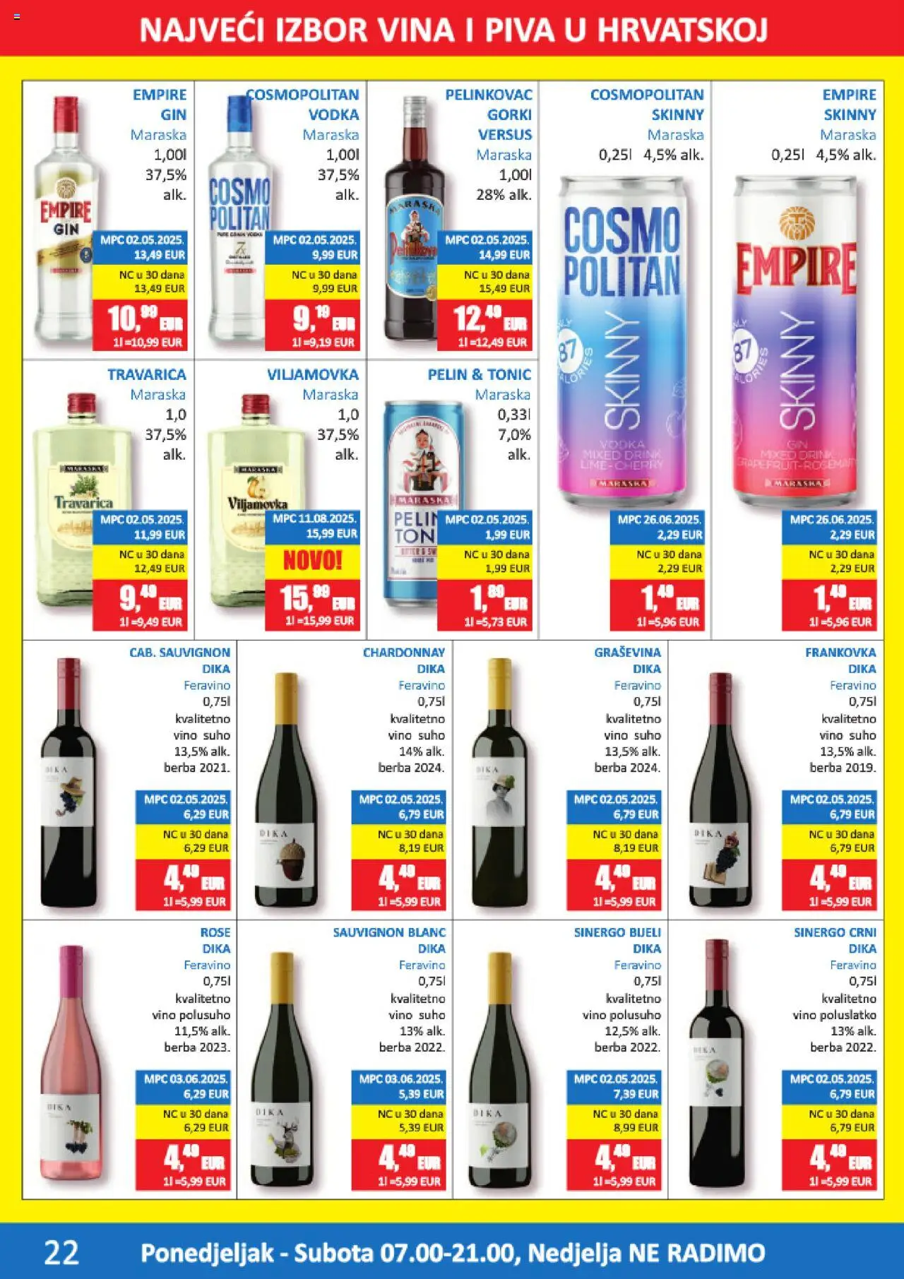 Vrutak katalog | vrijedi od 11.08.2025 | Stranica: 22 | Proizvodi: Pelinkovac, Travarica, Tonic, Vodka