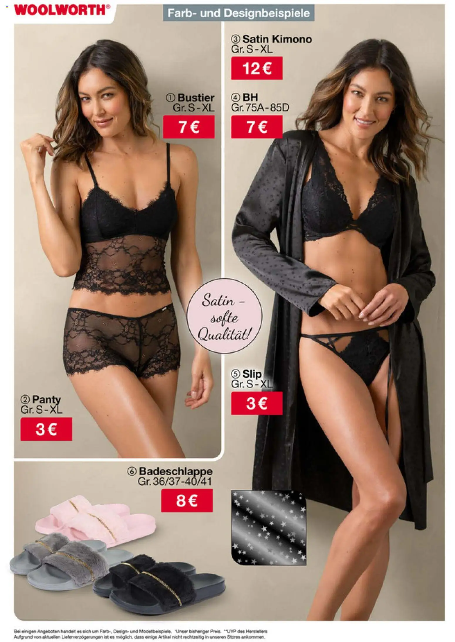 Woolworth Unser neuer Prospekt  – gültig ab 31.10.2025 | Seite: 16 | Produkte: Kimono, BH, Slip