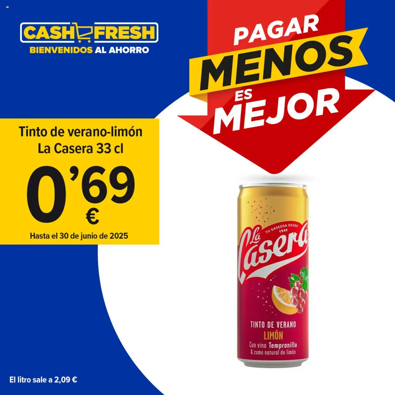 Cash Fresh folleto │ válido desde el 01.06.2025 | Página: 2 | Productos: Vino, Ροζ πιπέρι, Gaseosa