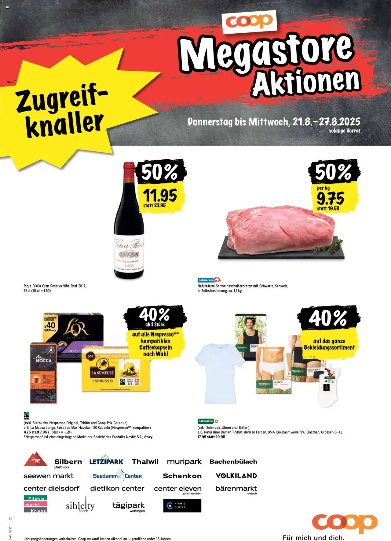 Coop Aktionen ab 21.08.2025 | Seite: 21 | Produkte: T-Shirt