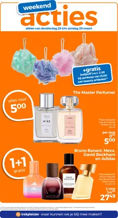 Trekpleister folder - Voorbeeld van een folder van Trekpleister, geldig van 23.03.2026 | Pagina: 18 | Producten: Kan, Parfum, Eau de toilette