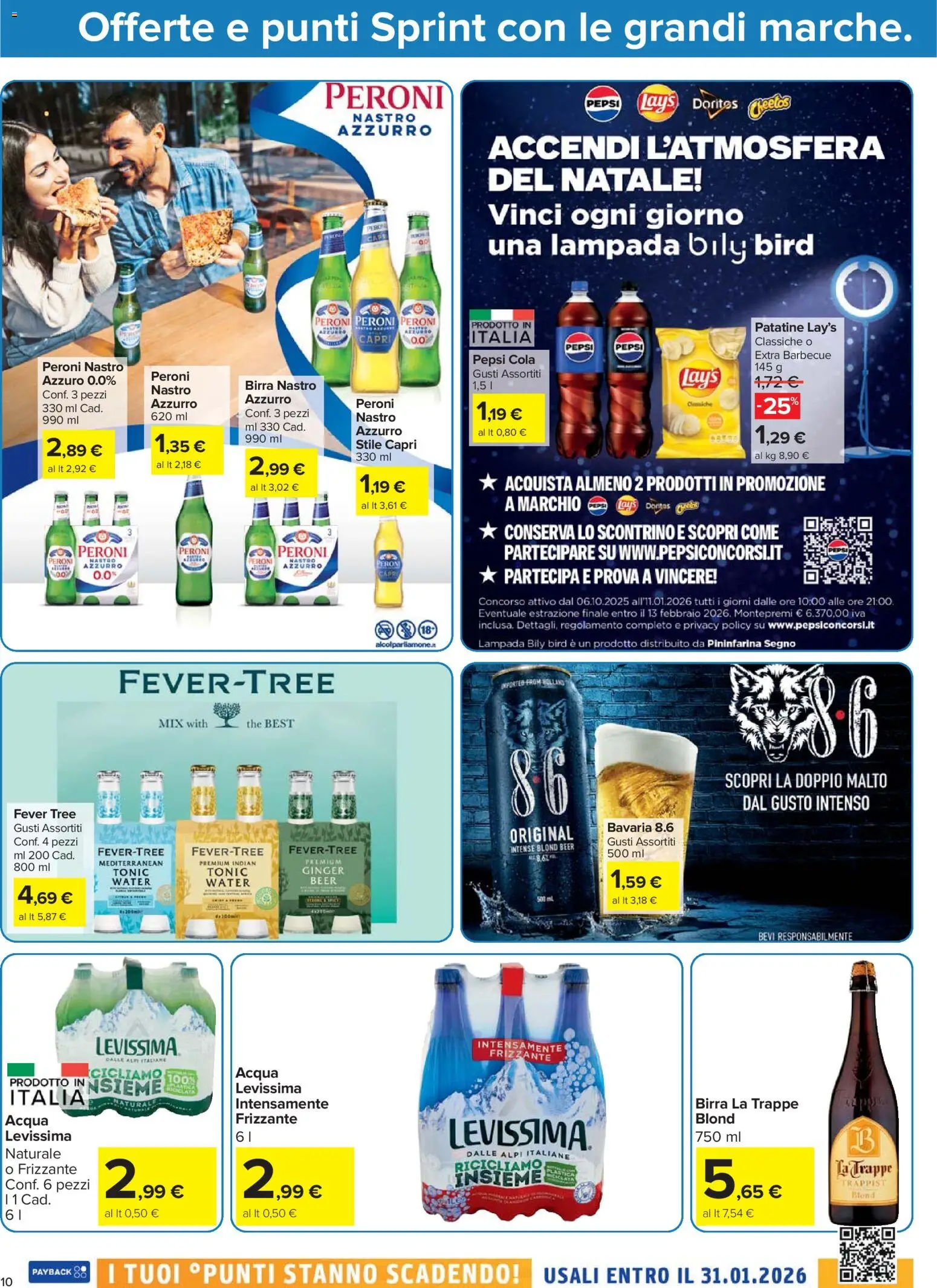 Volantino Carrefour del 16.12.2025 | Pagina: 10 | Prodotti: Birra, Barbecue, The, Pepsi