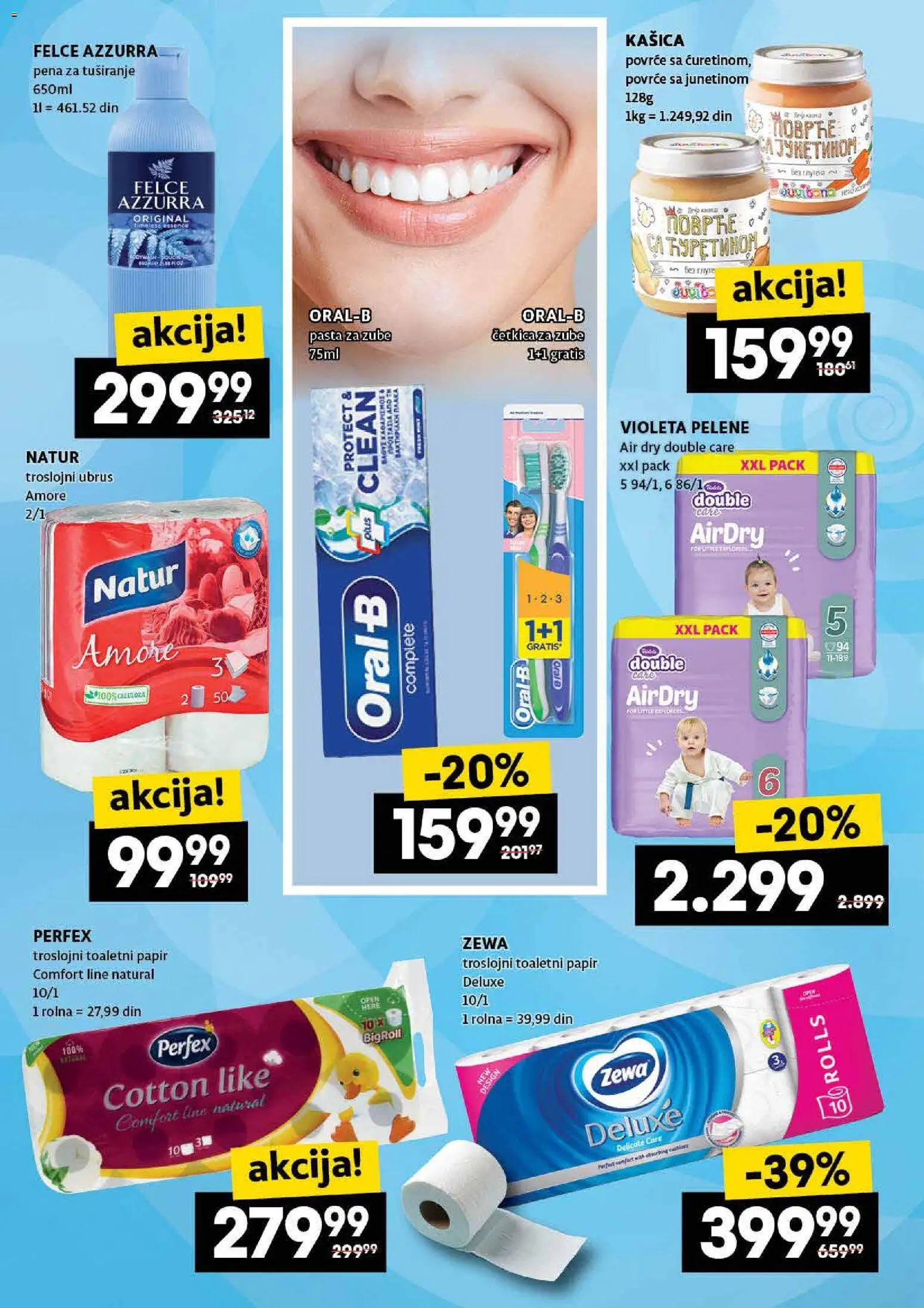 Idea katalog - važi od 13.11.2025 | Strana: 30 | Proizvode: Ubrus, Felce azzurra, Pasta za zube, Pelene