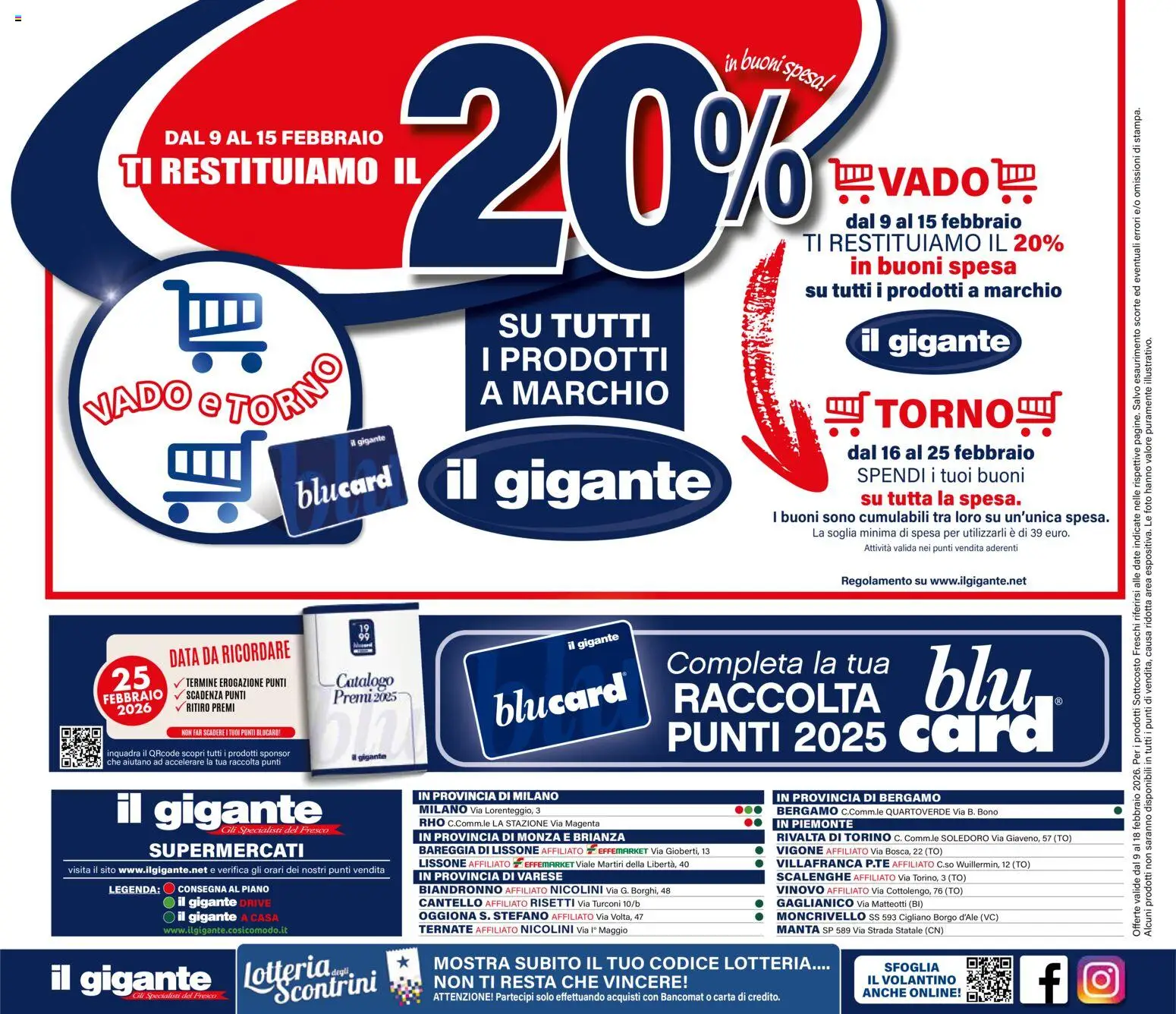 Volantino Il Gigante del 09.02.2026 | Pagina: 20