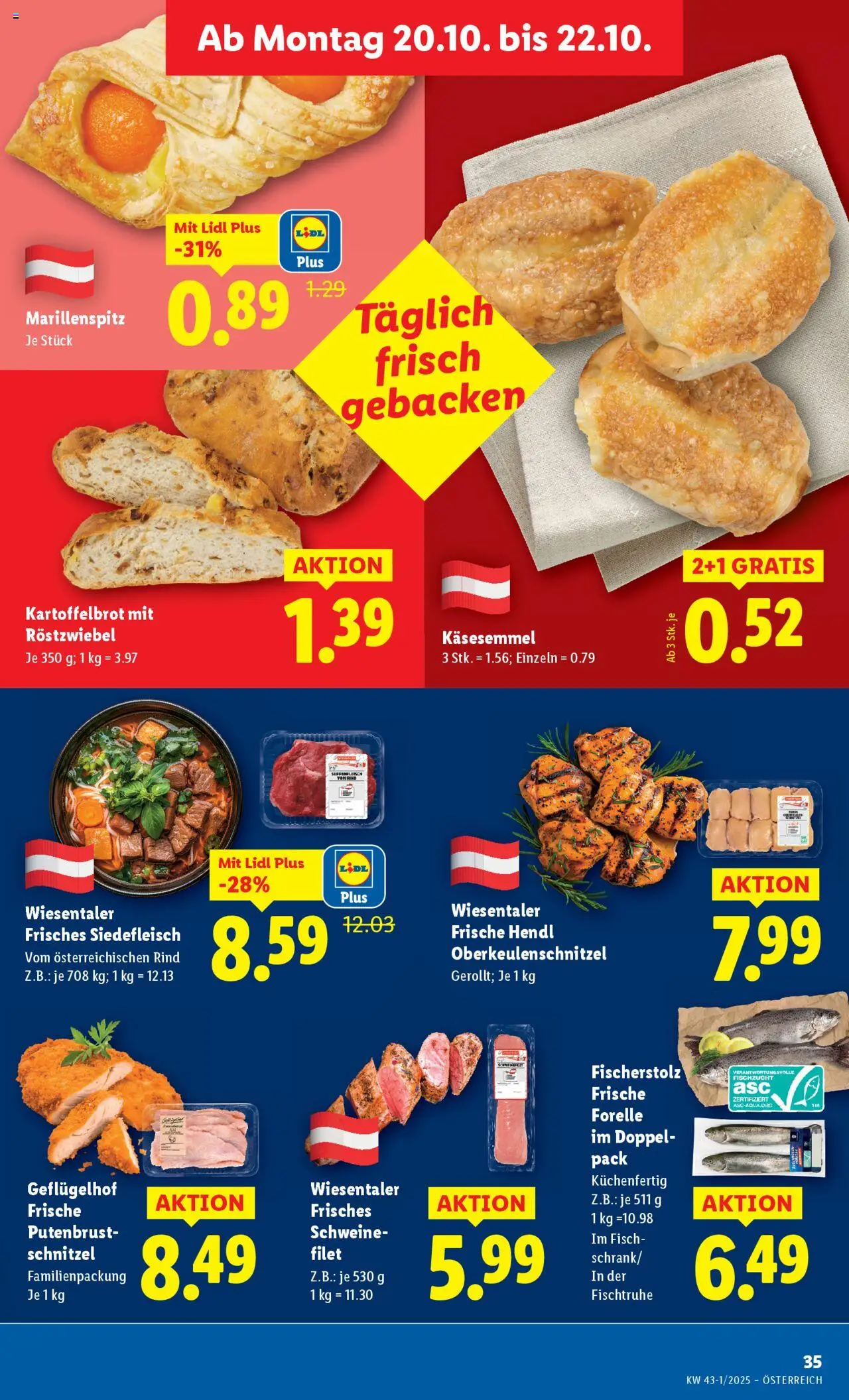 Lidl Flugblatt gültig ab 16.10.2025 | Seite: 41 | Produkte: Fisch