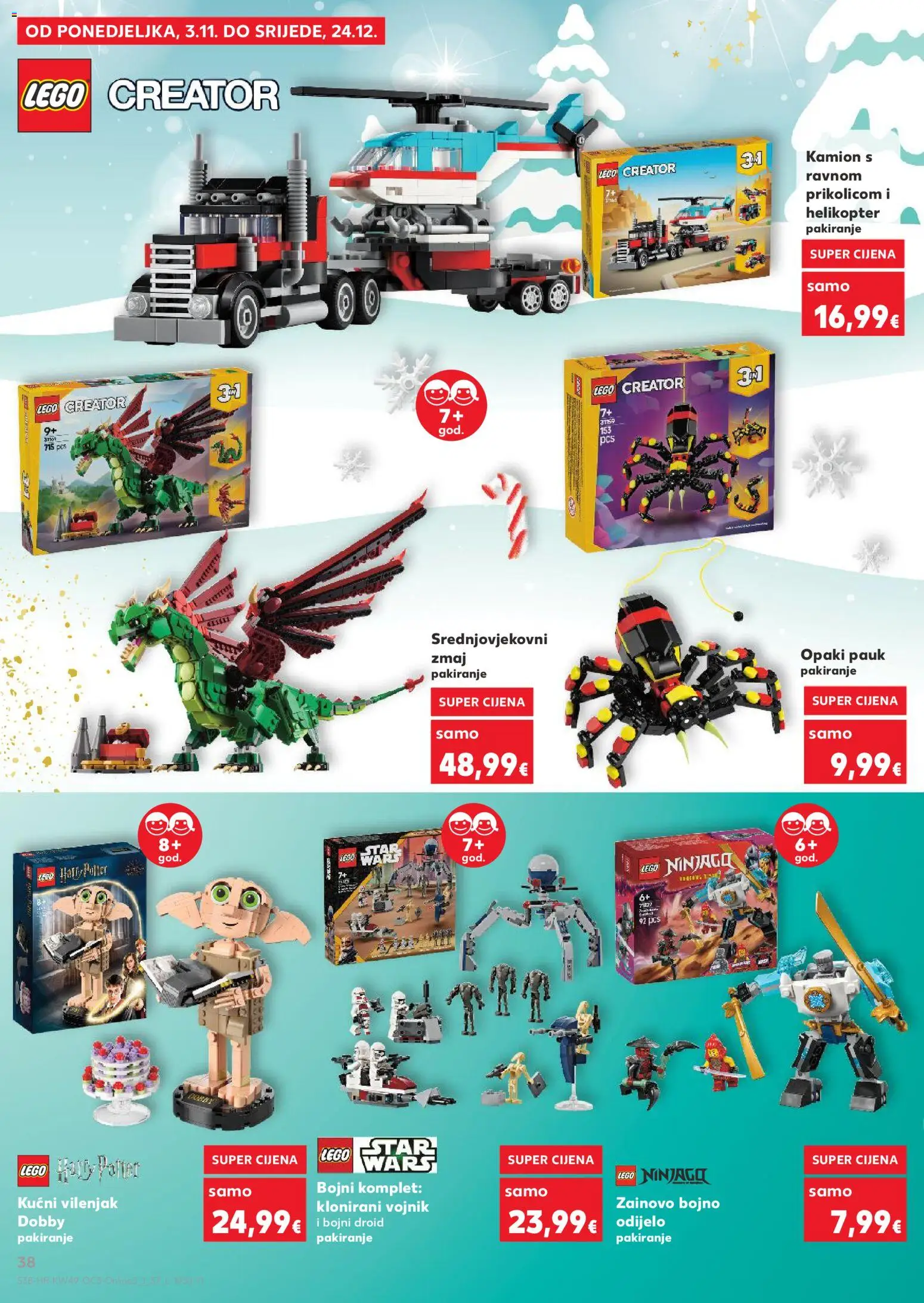 Kaufland katalog | vrijedi od 01.12.2025 | Stranica: 38 | Proizvodi: Odijelo, PC, Lego