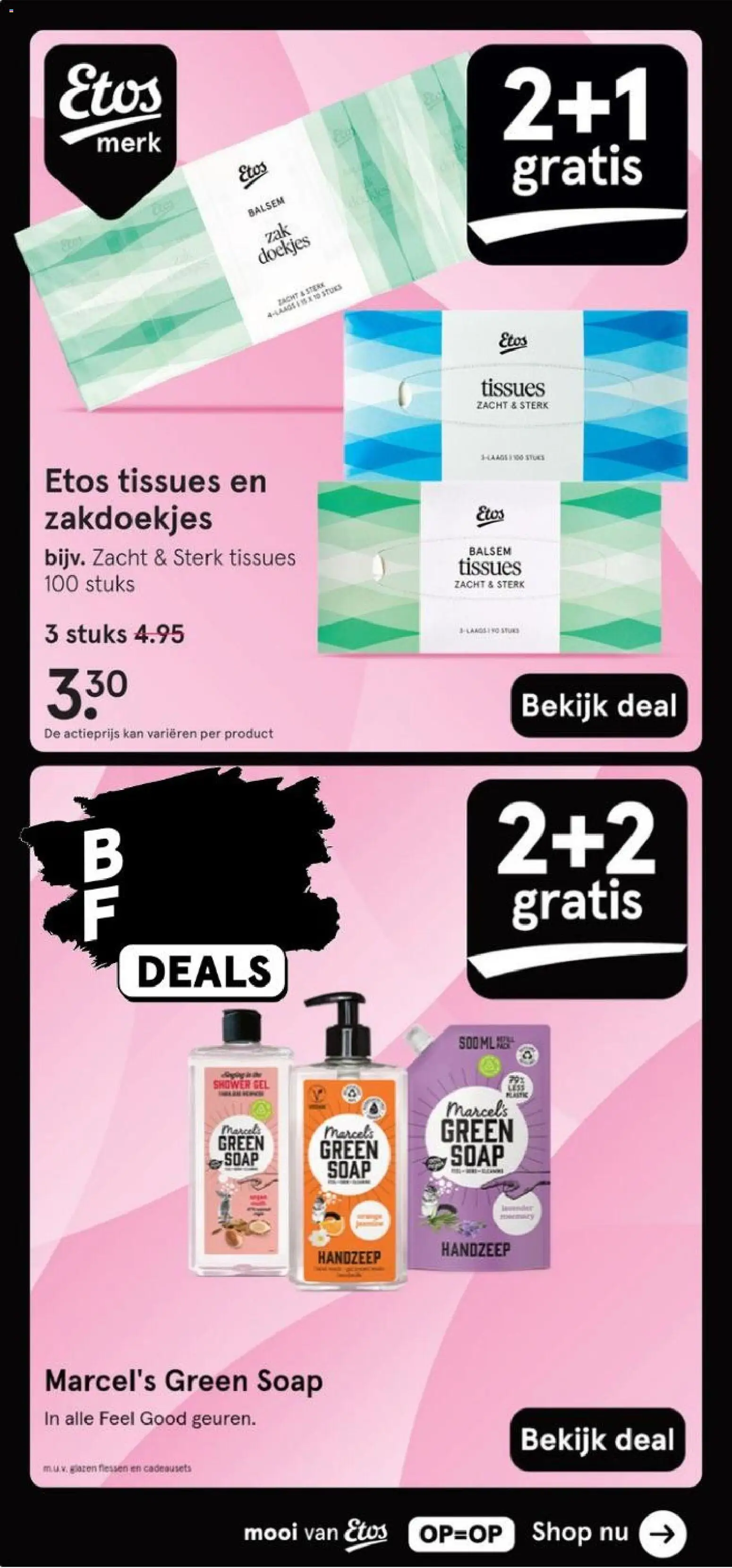 {H1} | Pagina: 80 | Producten: Steak, Tissues, Handzeep, Gel