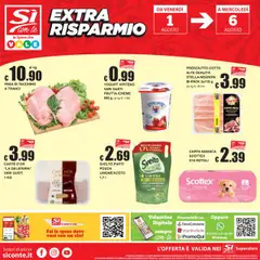 Volantino Sì con Te del 24.07.2025 | Pagina: 24 | Prodotti: Prosciutto Cotto, Yogurt, Tacchino, Prosciutto