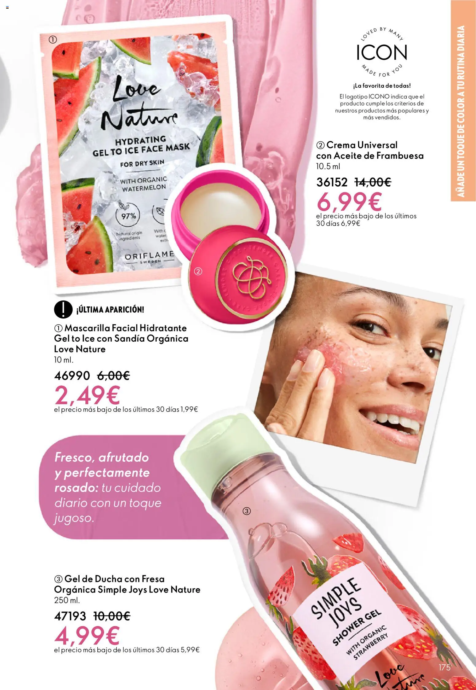 Oriflame - Catálogo Campaña 3 │ válido desde el 18.02.2026 | Página: 175 | Productos: Gel de ducha, Crema, Sandía, Ducha