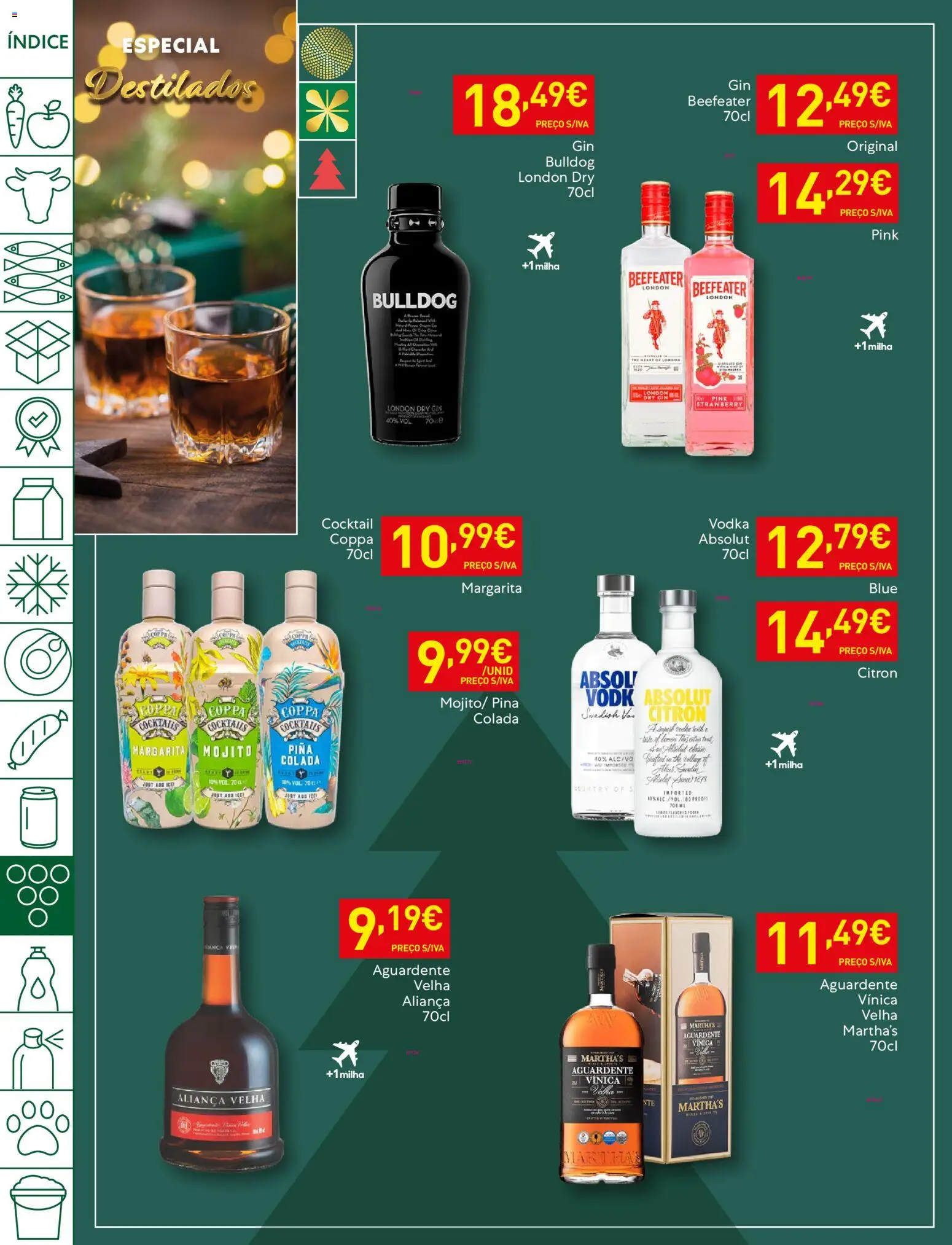 Recheio folheto │ válido de 16.12.2025 | Página: 36 | Produtos: Aliança, Gin, Cocktails, Vodka