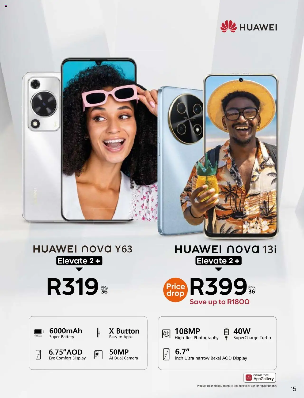 New Cell C catalogue – valid from 16.09.2025 | Page: 15 | Products: Camera, Battery