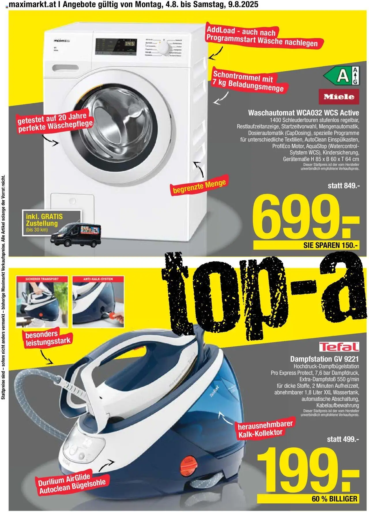 Maximarkt Flugblatt Anif, Bruck an der Großglocknerstraße gültig ab 04.08.2025 | Seite: 18
