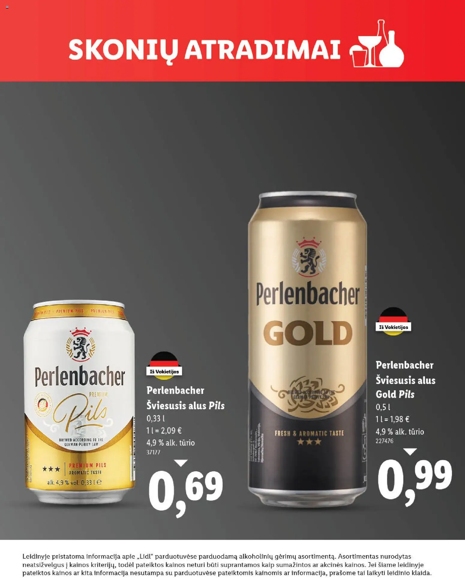 LIDL akcijos nuo 03.11.2025 | Puslapis: 13 | Prekių: Alus