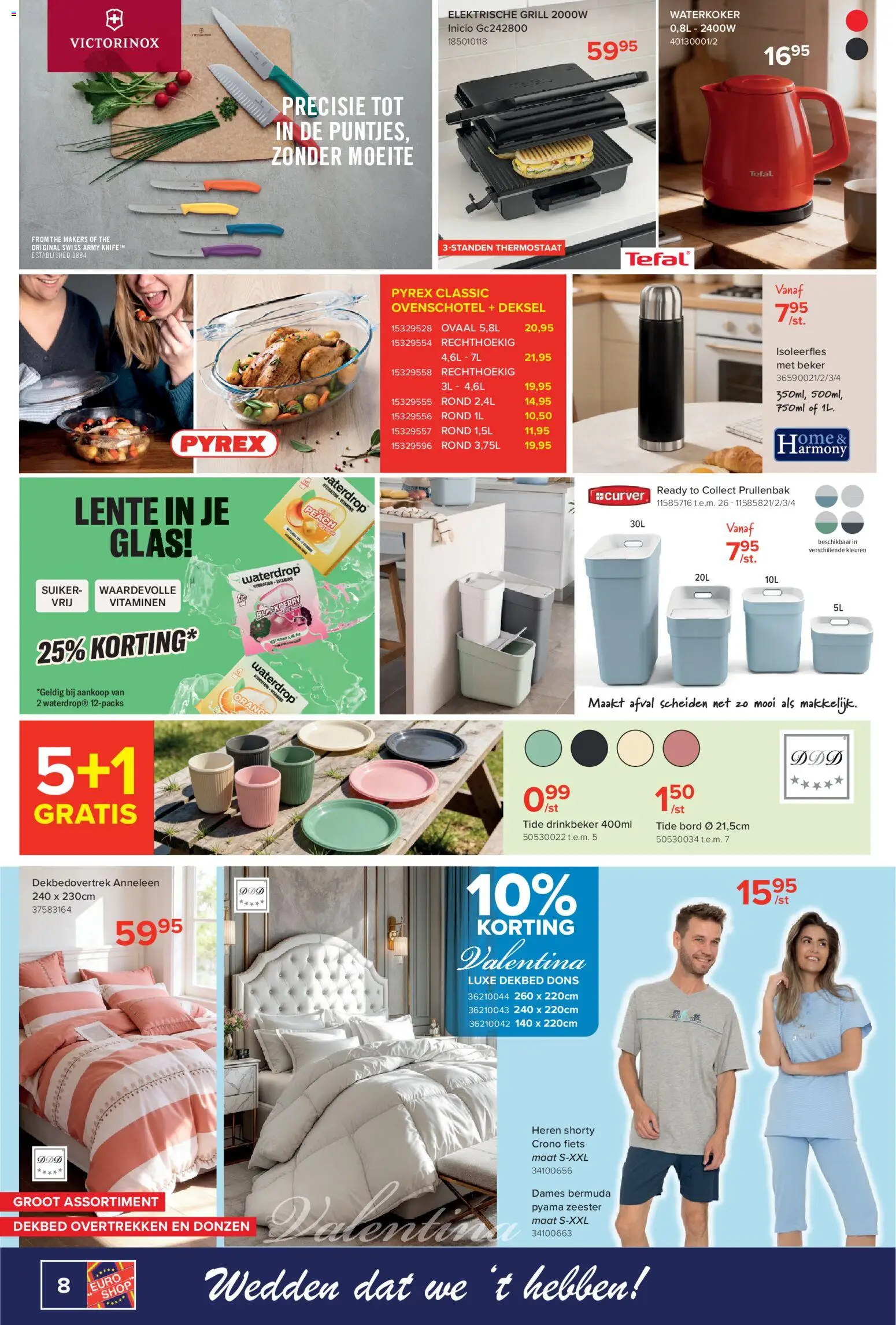 {H1} | Pagina: 8 | Producten: Waterkoker, Grill, Beker, Bord