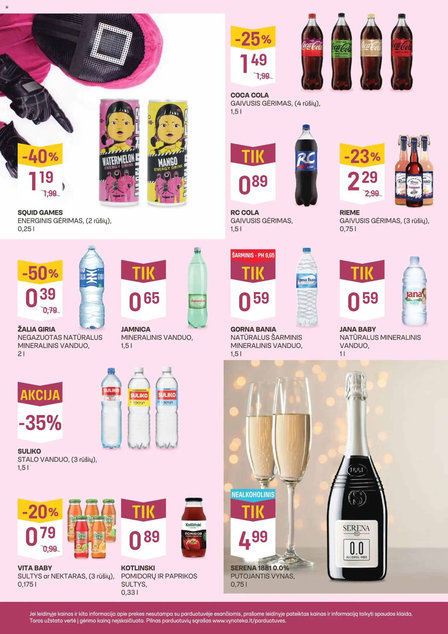 VYNOTEKA akcijos nuo 10.11.2025 | Puslapis: 4 | Prekių: Sultys