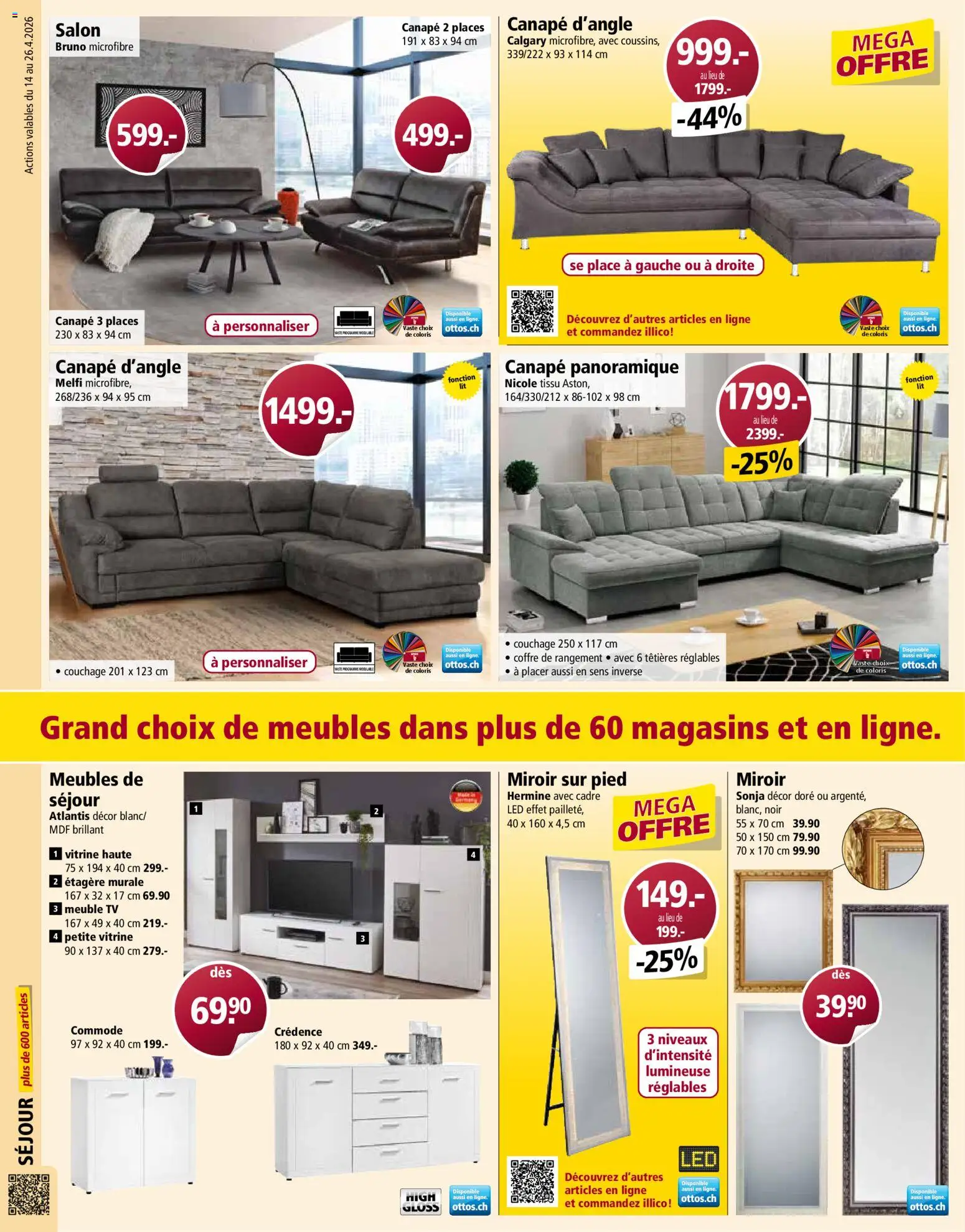 Otto's aktionen FR – gültig ab 14.04.2026 | Seite: 10 | Produkte: Vitrine, TV