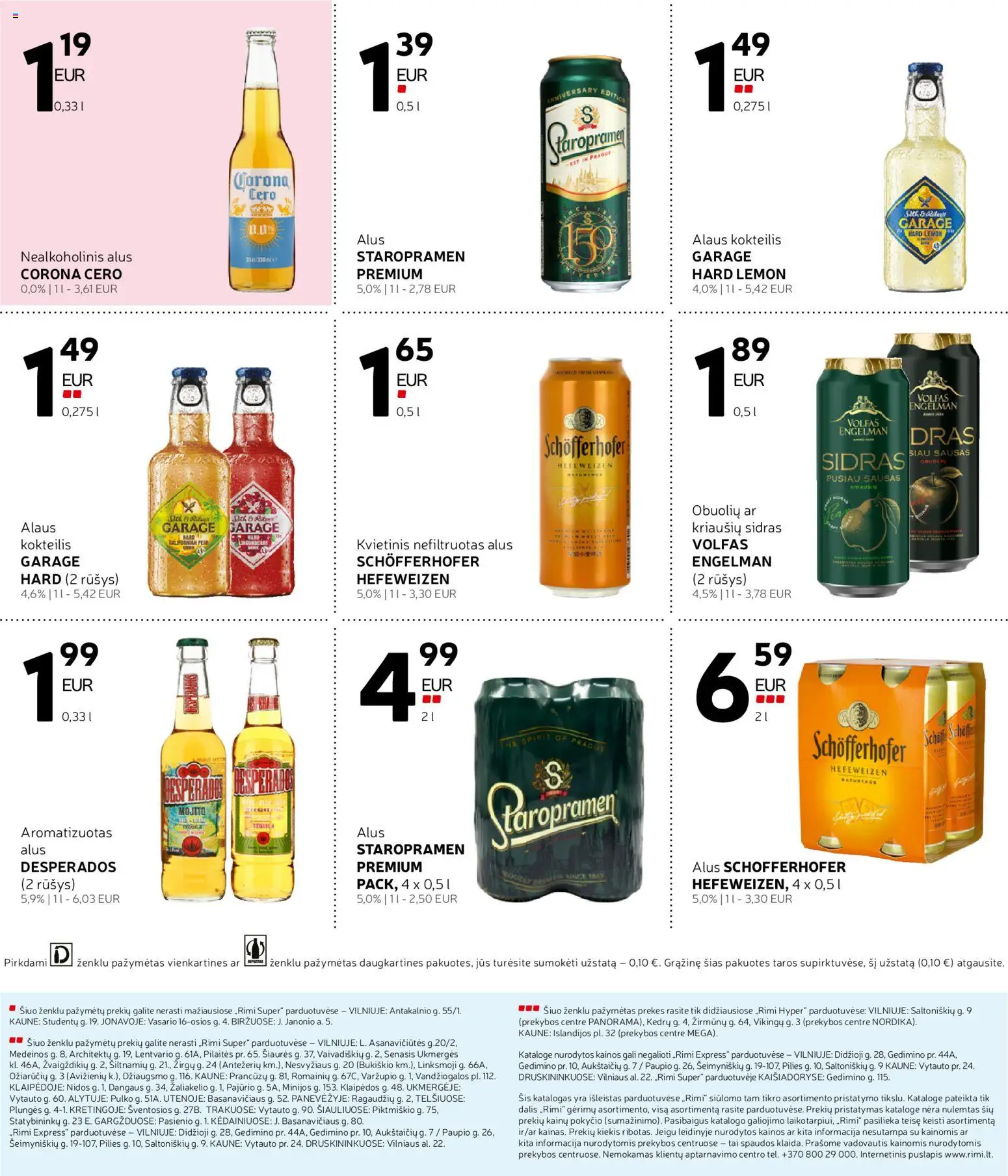 Rimi akcijos nuo 18.11.2025 | Puslapis: 11 | Prekių: Nealkoholinis alus, Alus