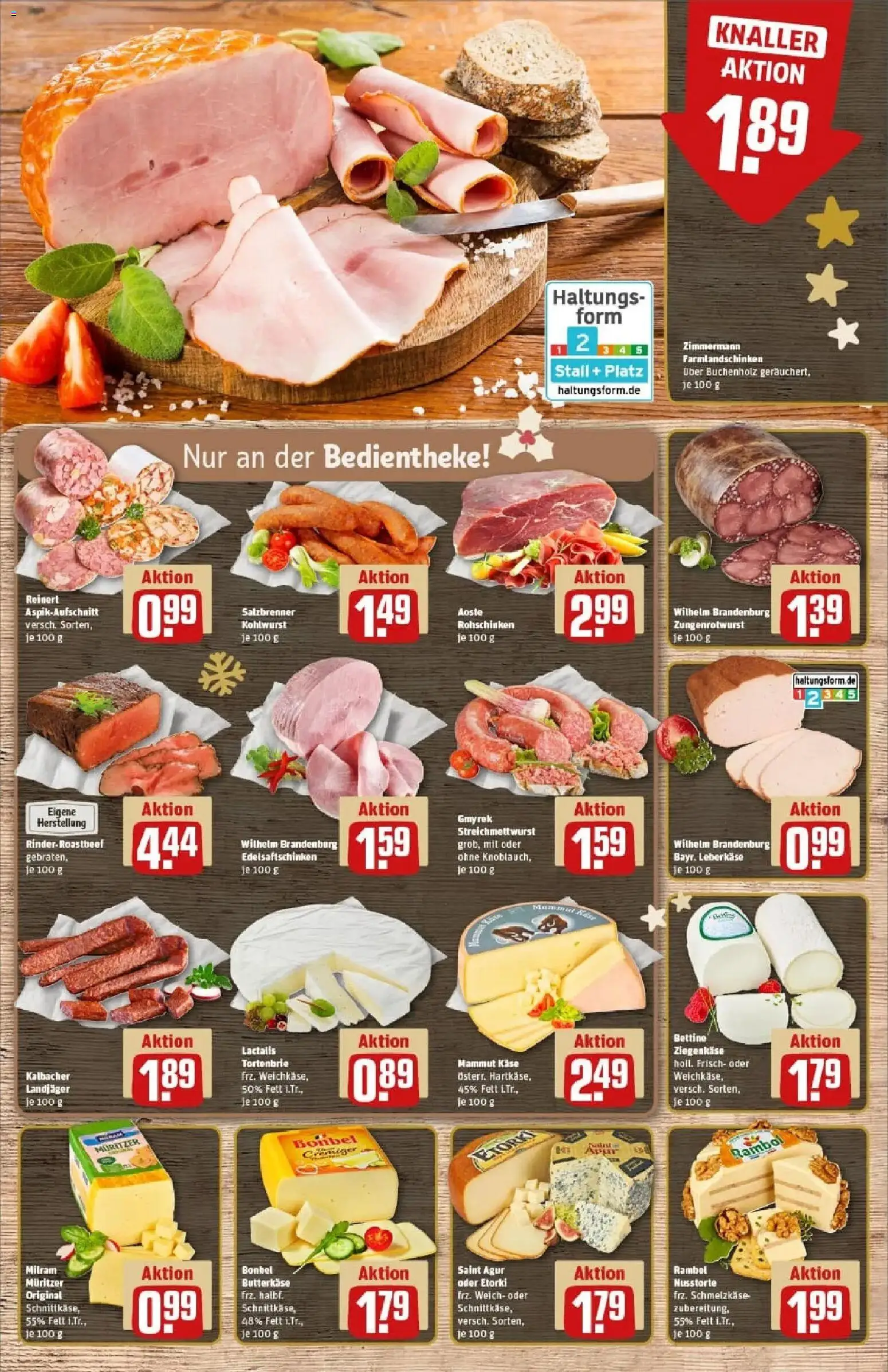 Rewe prospekt Pattensen	 – gültig ab 23.11.2025 | Seite: 9 | Produkte: Käse, Ziegenkäse, Milram, Leberkase