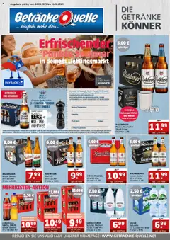 Getränke Quelle Prospekt gültig ab dem 04.08.2025