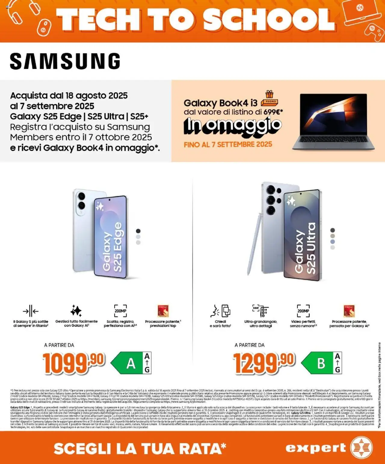 Volantino Expert del 14.08.2025 | Pagina: 11 | Prodotti: Top, Smartphone, Audio, Samsung