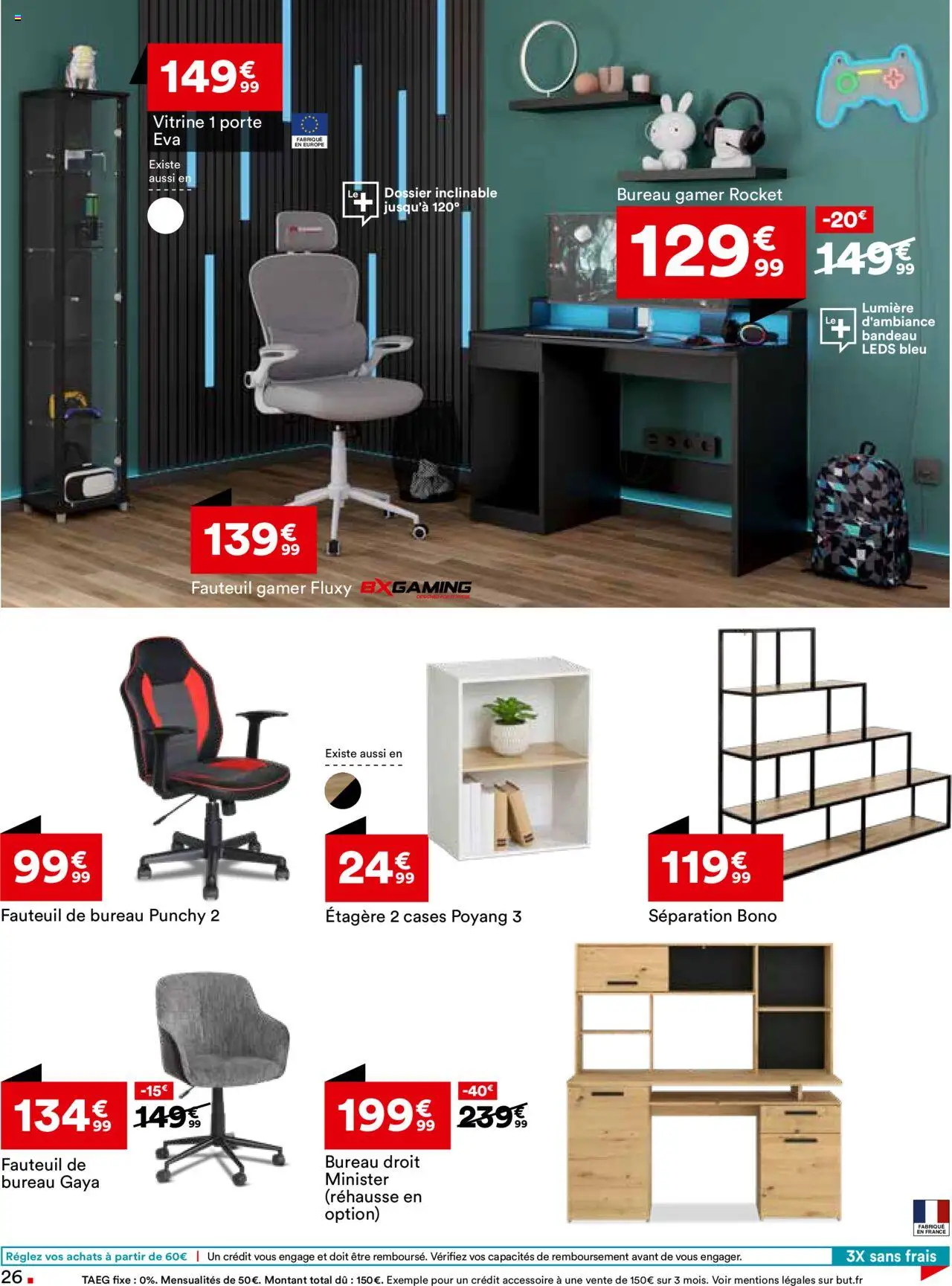  | Page: 26 | Produits: Vitrine, Bureau, Porte, Fauteuil