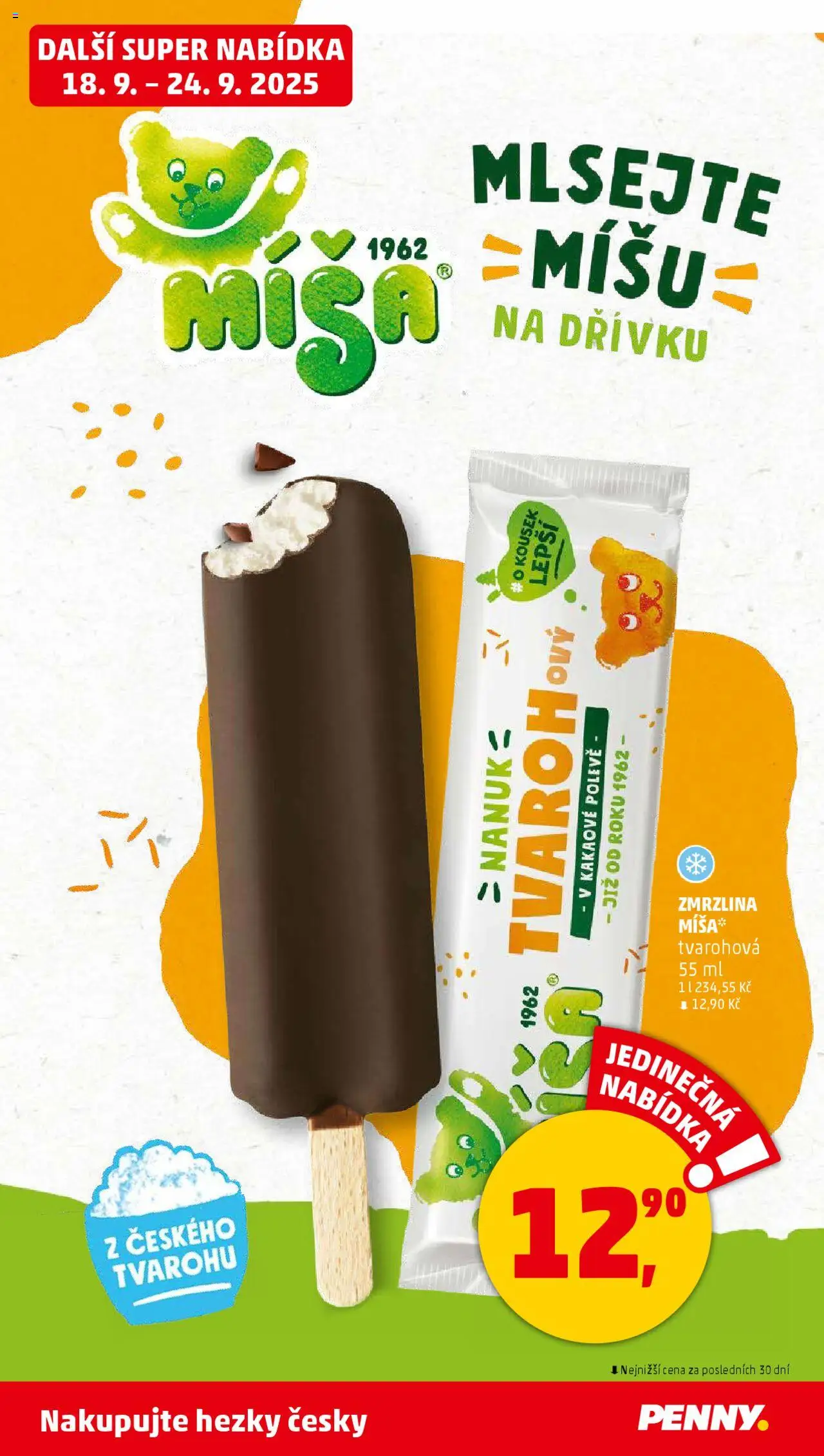 Penny Market leták - Čtvrtečník od 18.09.2025 | Strana: 35 | Produkty: Nanuk, Zmrzlina
