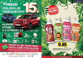 Fresh Stredné a západné Slovensko │ platný od 28.08.2025 | Strana: 18