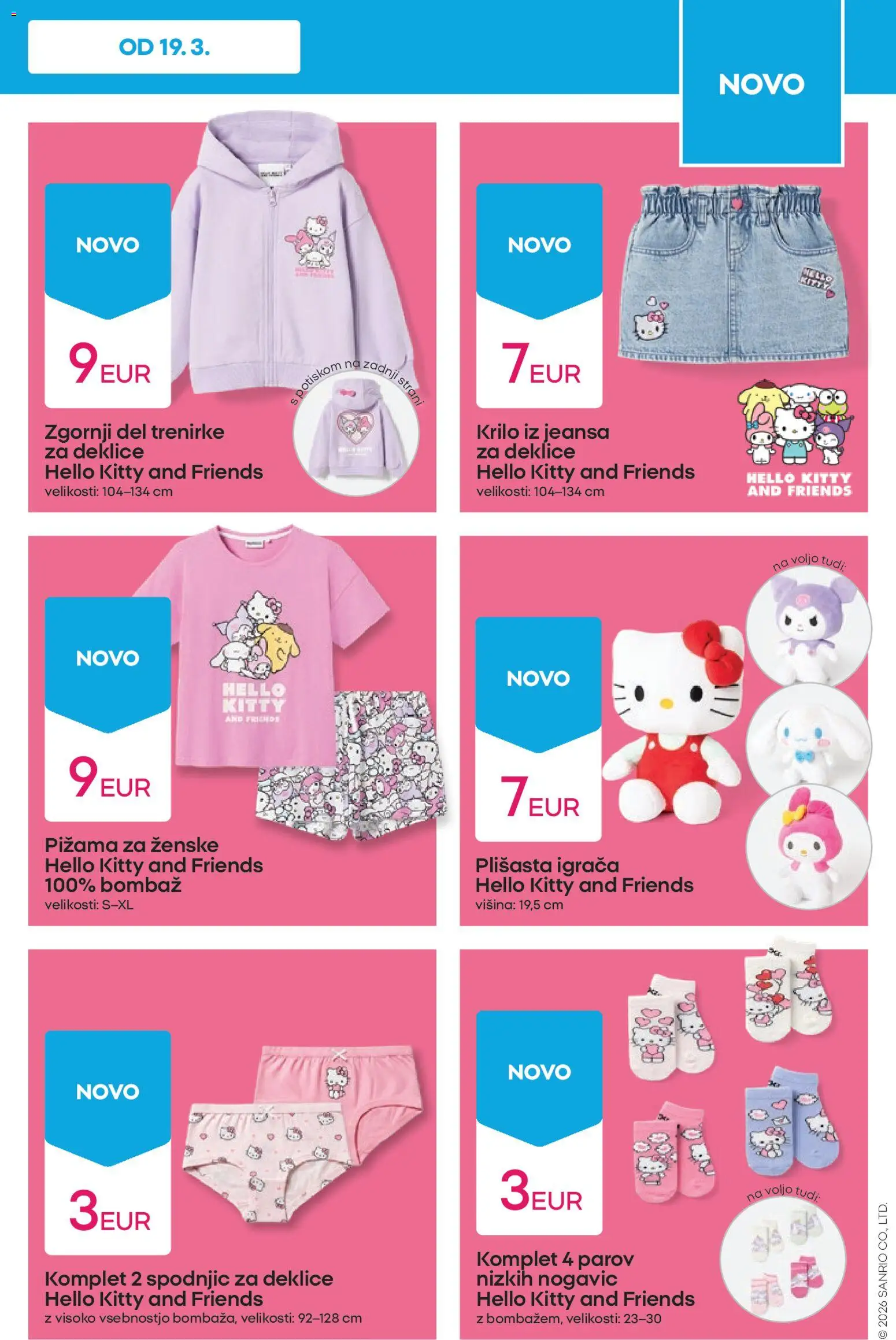 Novi Pepco katalog ponudbe – veljaven od 19.03.2026 | Stran: 7 | Izdelki: Pižama, Krilo