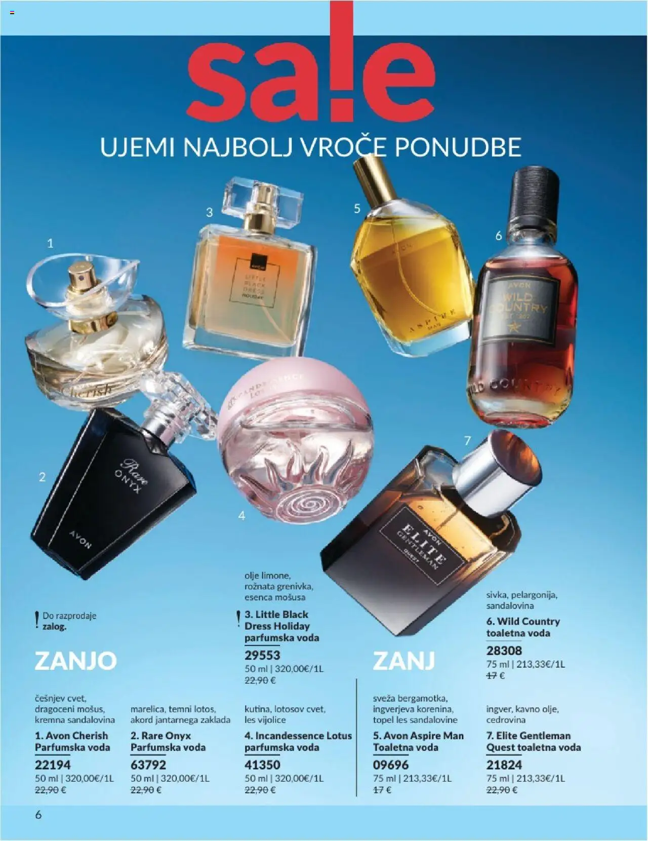 Avon katalog │ velja od 01.07.2025 | Stran: 6 | Izdelki: Olje, Voda, Toaletna voda, Parfumska voda