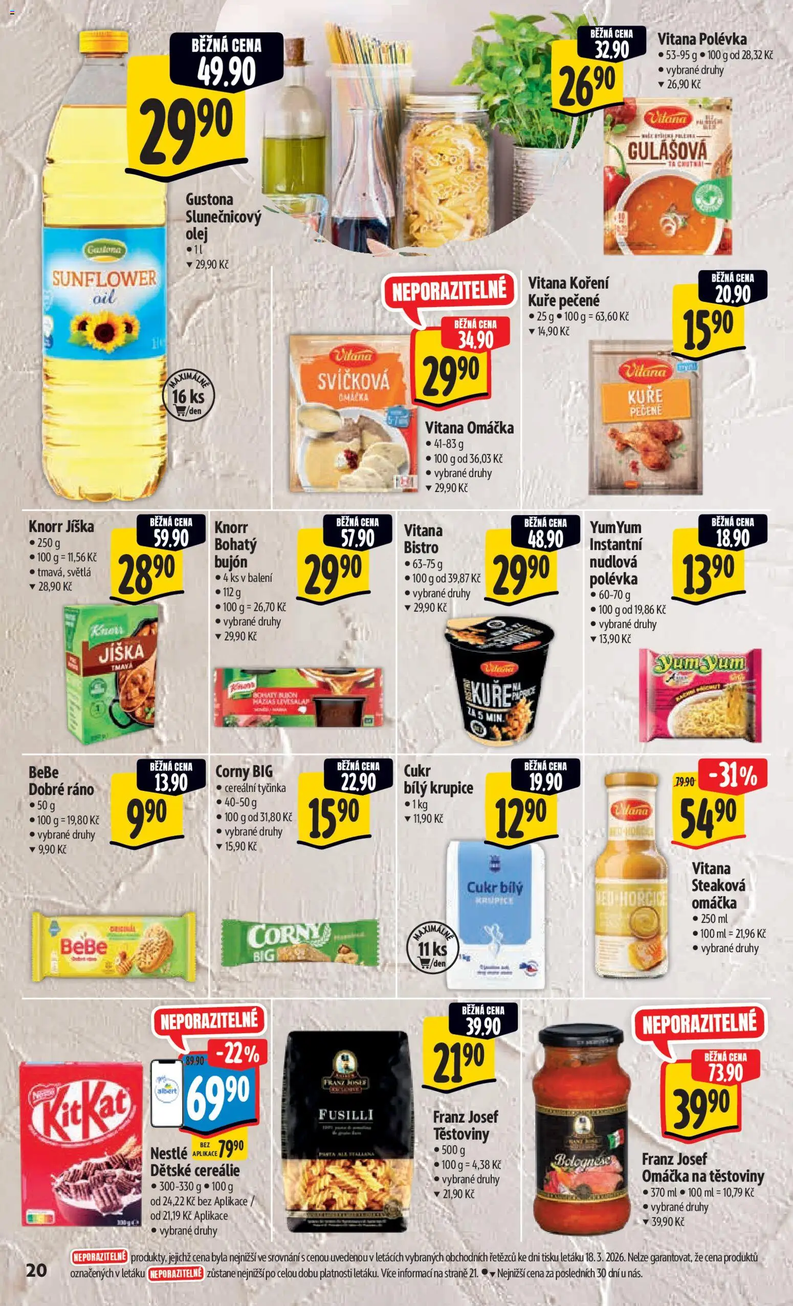 Neuvěřitelné slevy v Albertu od 25.03.2026 - ušetřete více než kdy jindy | Ceská republika