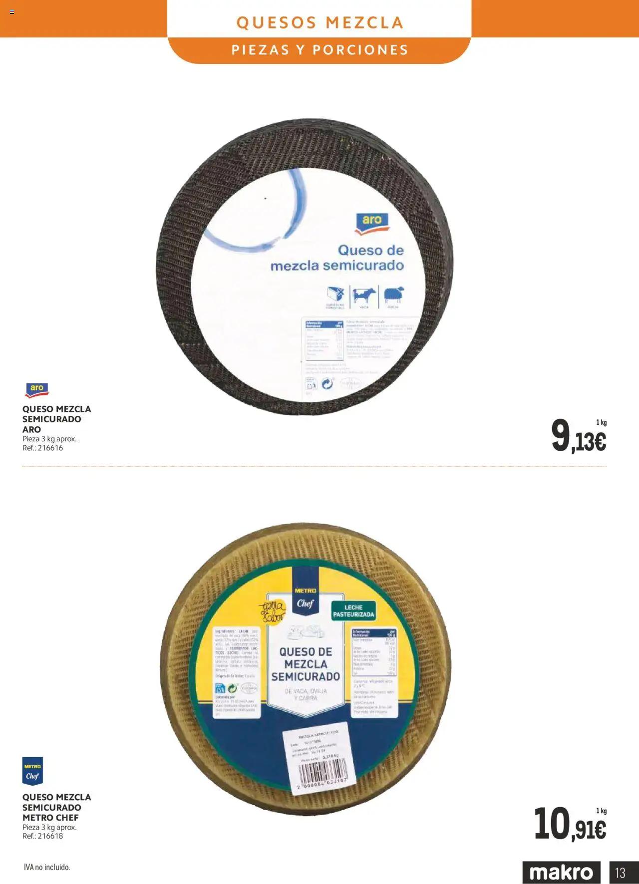 Makro - Lácteos Cantabria │ válido desde el 06.10.2025 | Página: 11 | Productos: Leche, Queso, Té