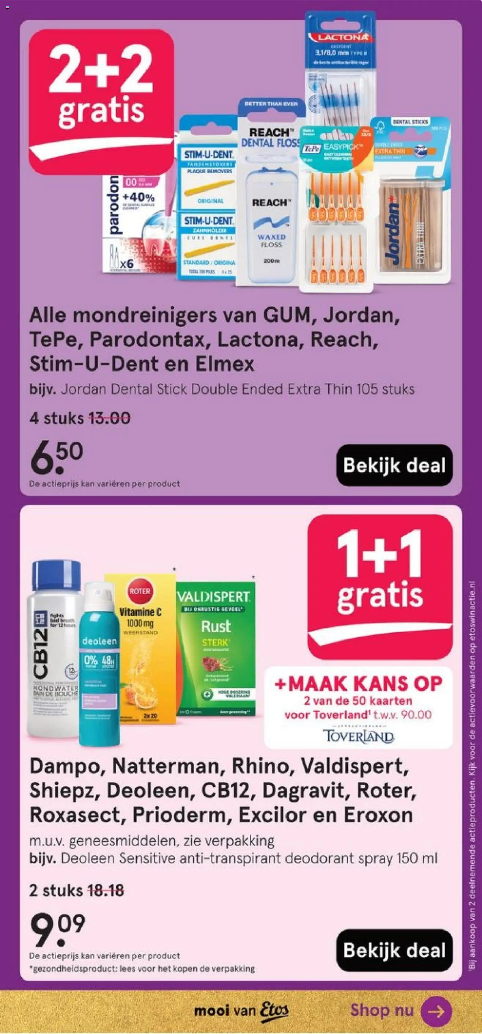 {H1} | Pagina: 3 | Producten: Antitranspirant, Mondwater, Kan, Vitamine C