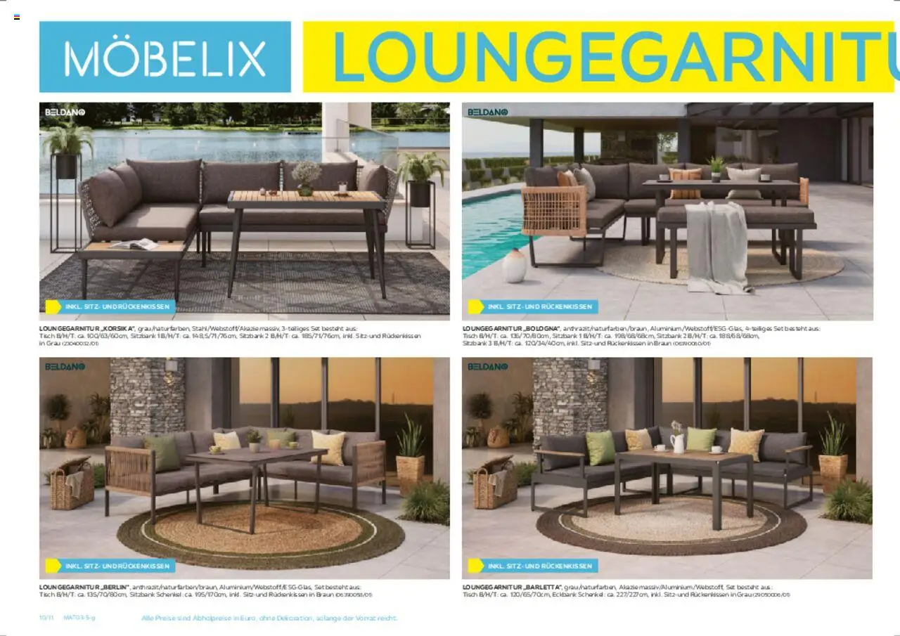 Möbelix Gartenmöbelprospekt gültig ab 10.03.2025 | Seite: 10 | Produkte: Tisch