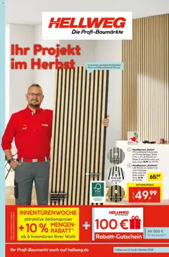 Hellweg Prospekt ab 13.10.2025 gültig