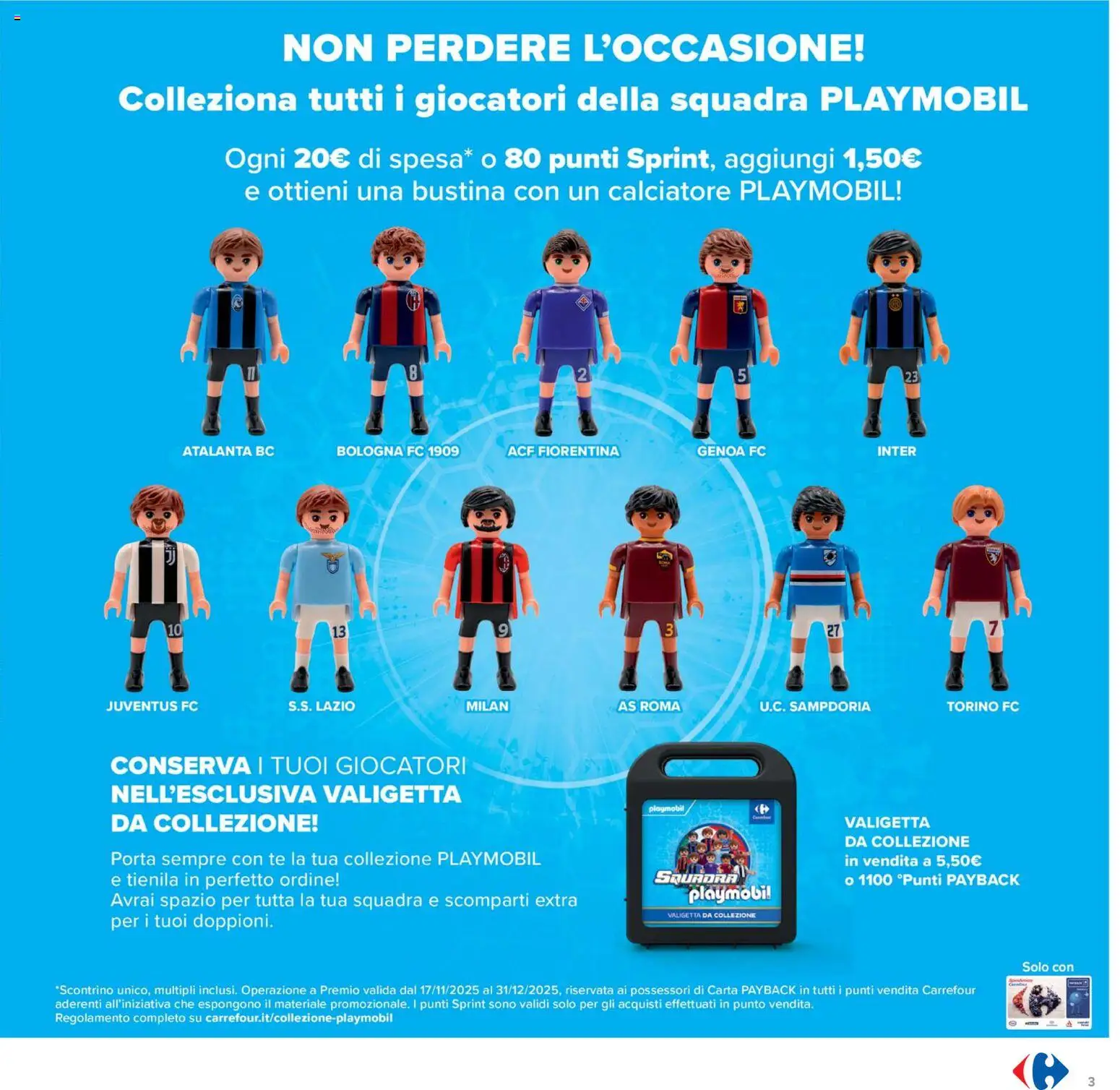 Volantino Carrefour del 17.11.2025 | Pagina: 3 | Prodotti: Tè, Valigetta