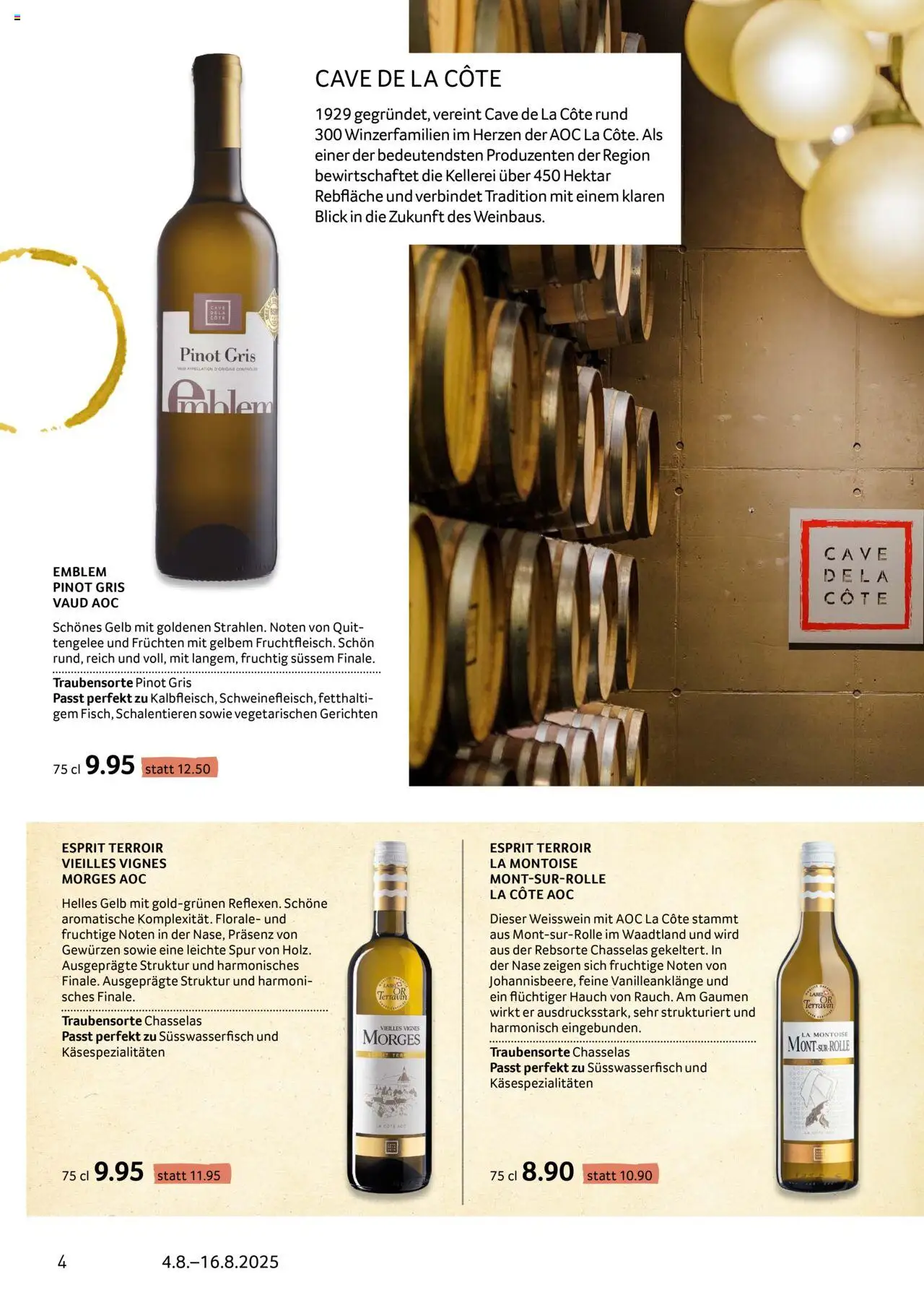 Prodega Aktionen Enoteca ab 04.08.2025 | Seite: 4 | Produkte: Weißwein