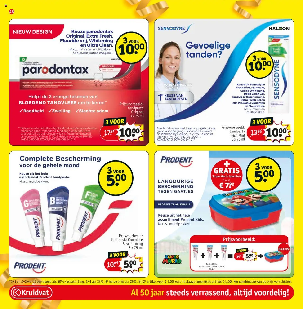  | Pagina: 48 | Producten: Tandpasta, Mondwater, Lunchbox, Kan