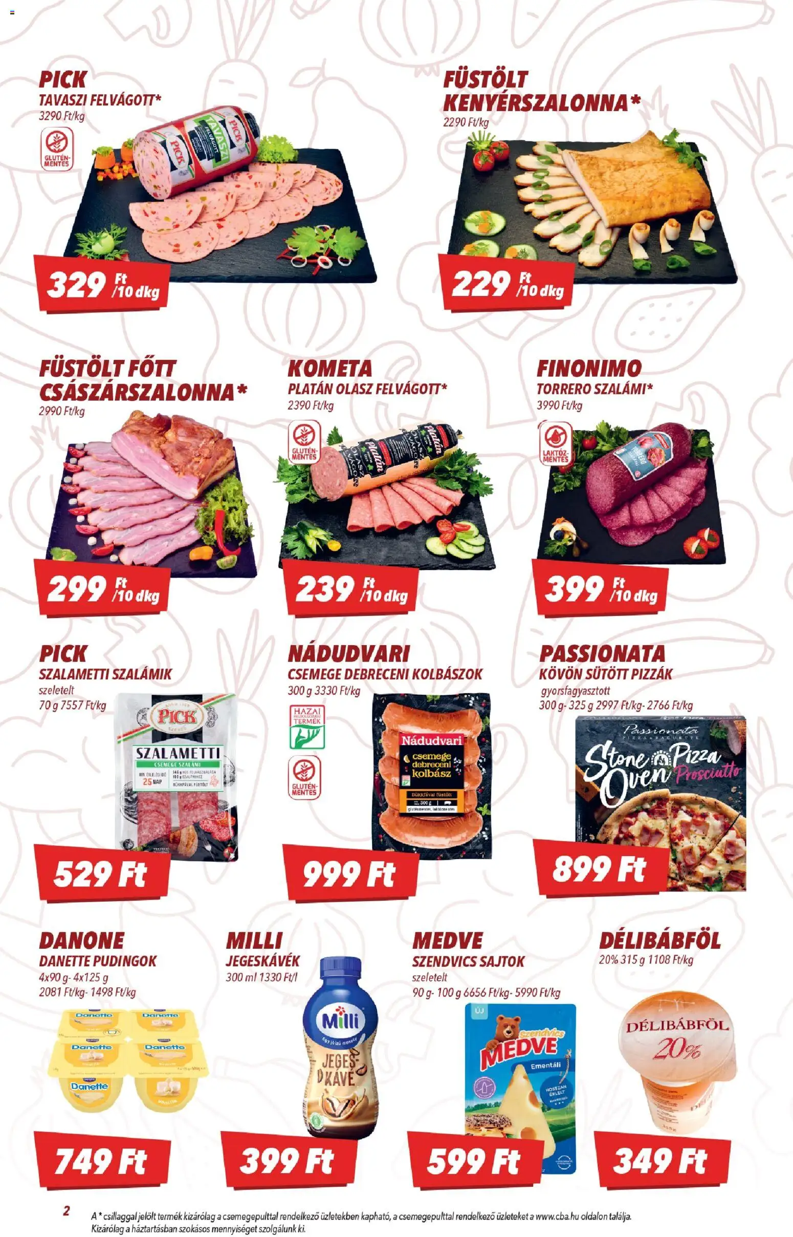 CBA akciós ujság - amely érvényes a következő dátumtól: 15.01.2026 | Oldal: 2 | Termékek: Sajtok, Kolbász, Debreceni, Szalámi