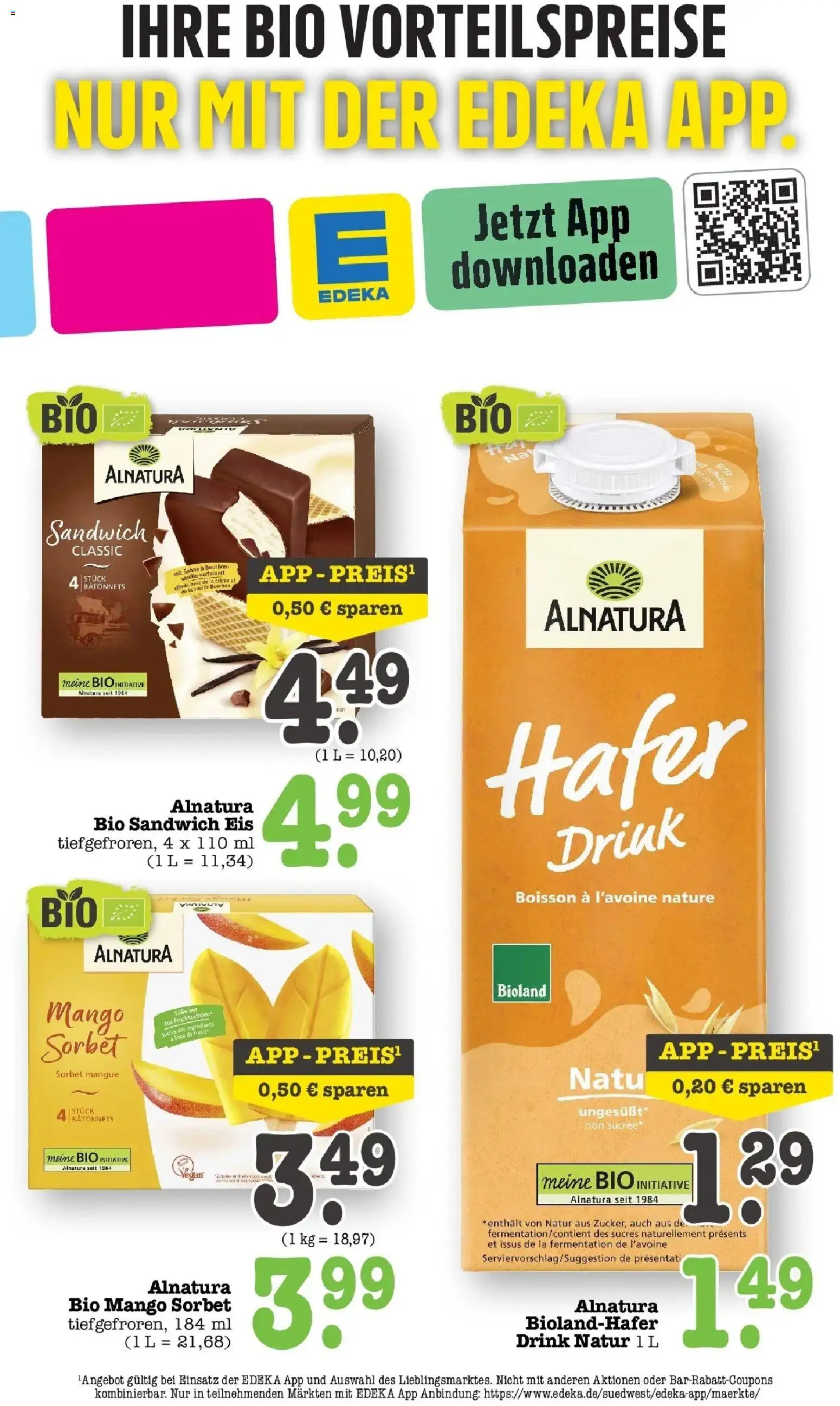 Edeka prospekt Offenbach	 – gültig ab 20.04.2026 | Seite: 38 | Produkte: Creme, Mango, Sahne, Eis