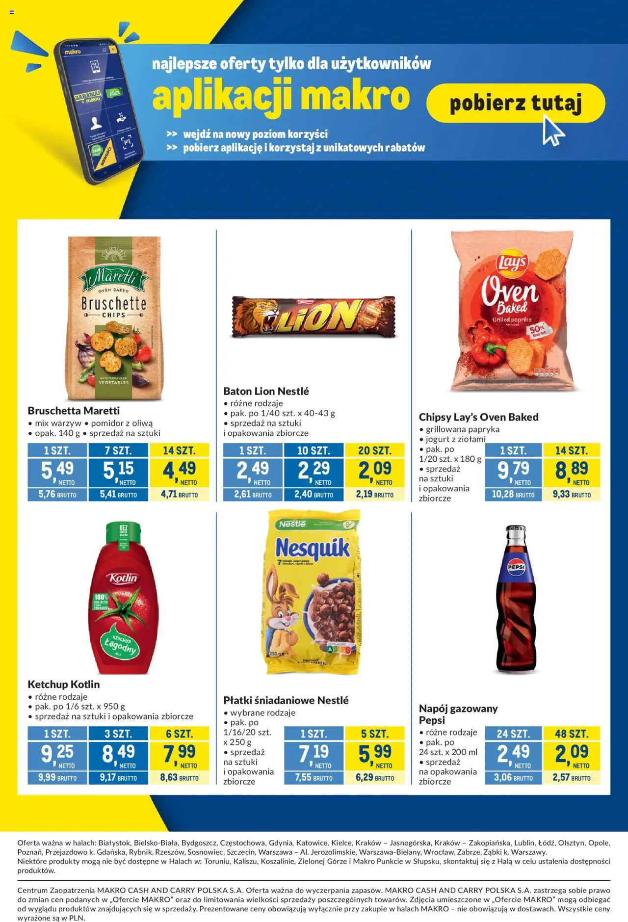 Makro Gazetka - Kupujesz więcej płacisz mniej od 10.06.2025 | Strona: 10 | Produkty: Bruschetta, Papryka, Baton, Jogurt