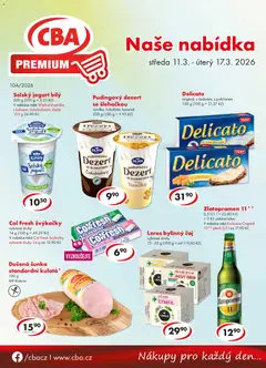 Náhled letáku CBA leták - Premium od 11.03.2026