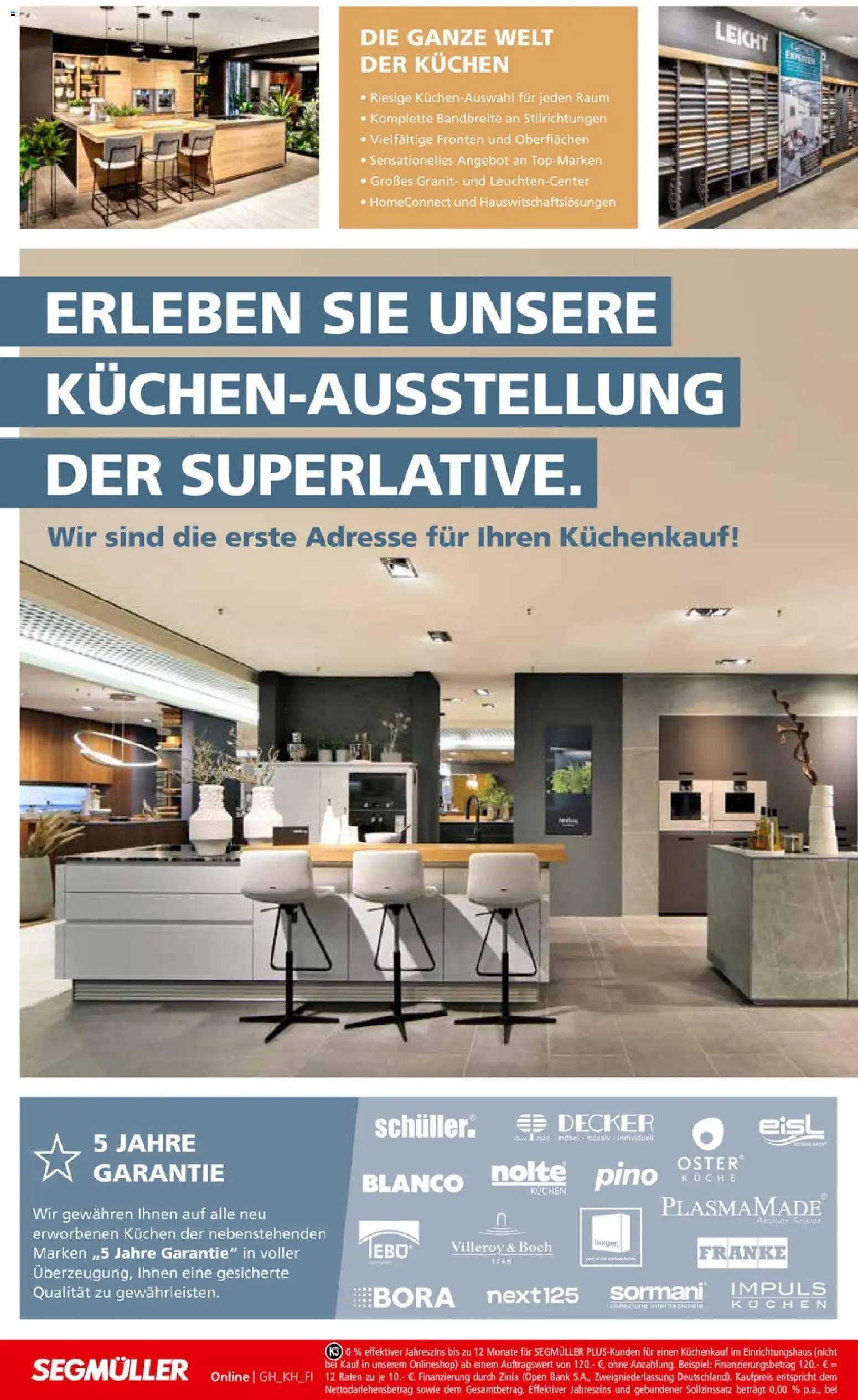 Segmüller Küchen Spezial – gültig ab 20.12.2025 | Seite: 2 | Produkte: Küche, Kuchen