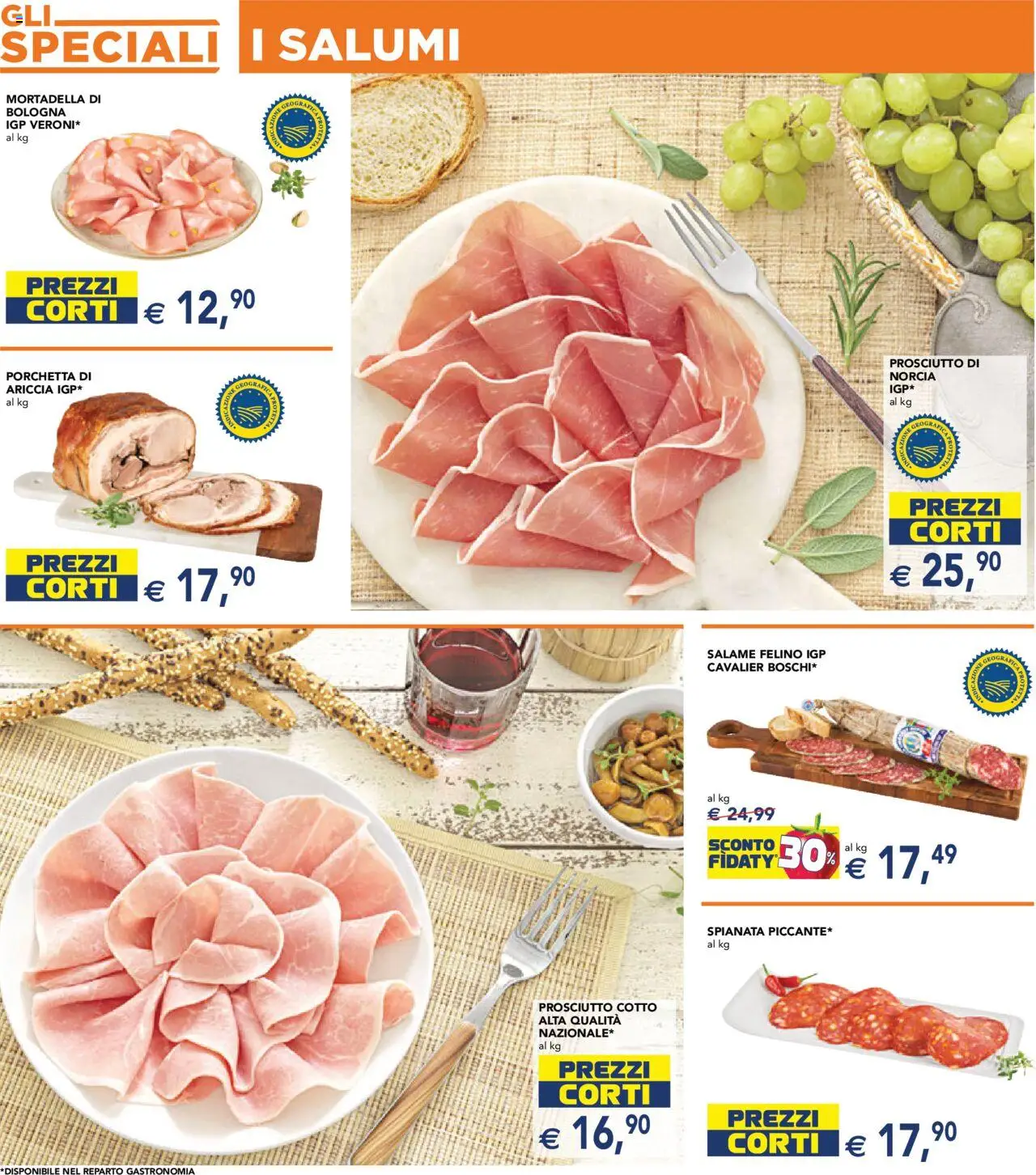 Volantino Esselunga S del 28.08.2025 | Pagina: 15 | Prodotti: Porchetta, Prosciutto Cotto, Salame, Mortadella